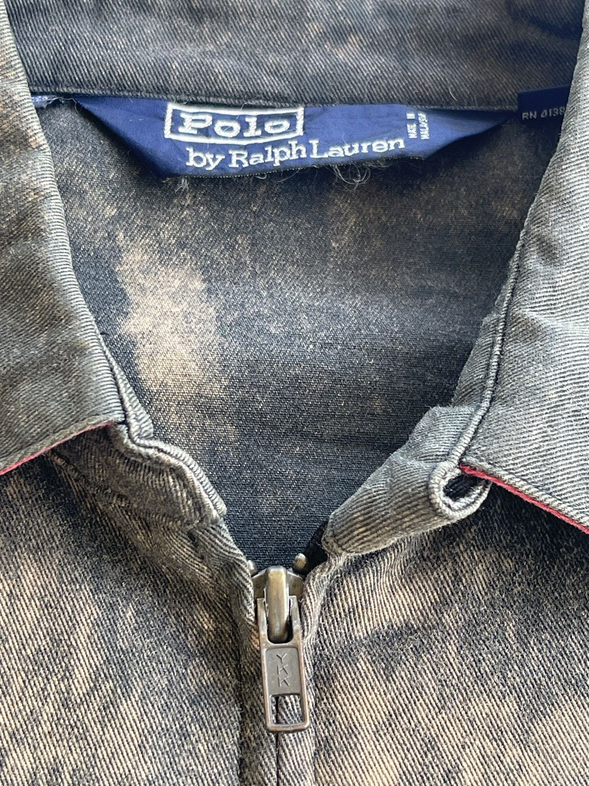 Polo Ralph Lauren Vintage 90s Polo RL Blouson Distressed Tie Dye Jacket Size US M / EU 48-50 / 2 - 9 Thumbnail