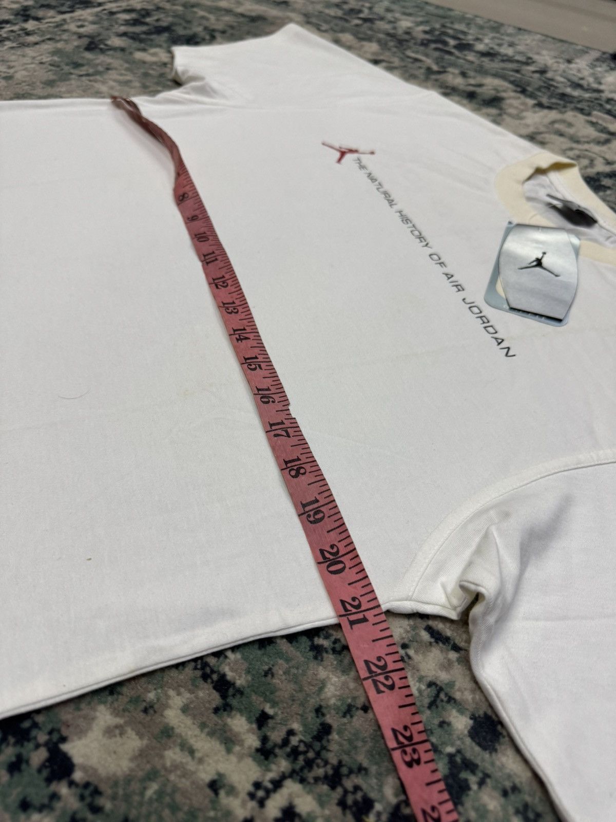 Nike VINTAGE STAIN 2003 AIR JORDAN 18 YEARS ANNIVERSARY SHIRT Size US M / EU 48-50 / 2 - 13 Thumbnail