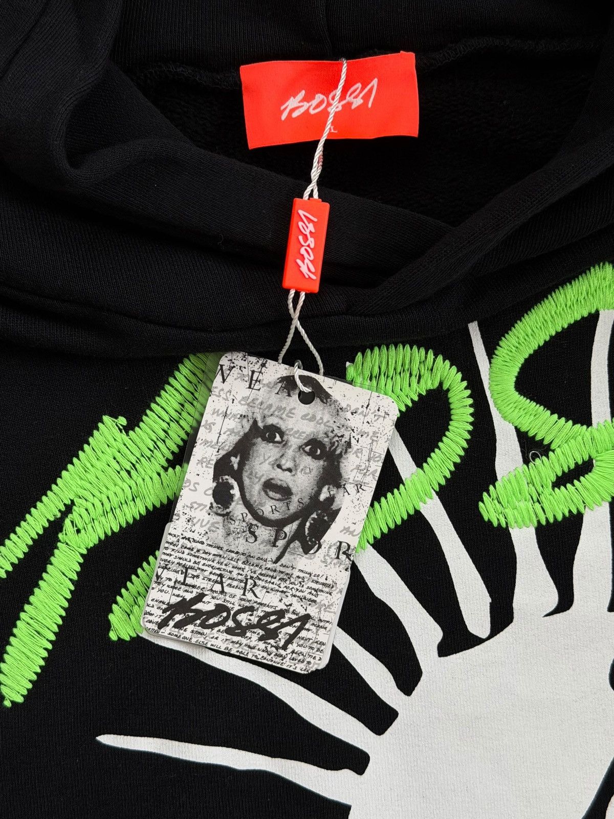 Bossi Sportswear Bossi Skull Embroidered Logo Hoodie Size US XL / EU 56 / 4 - 3 Thumbnail