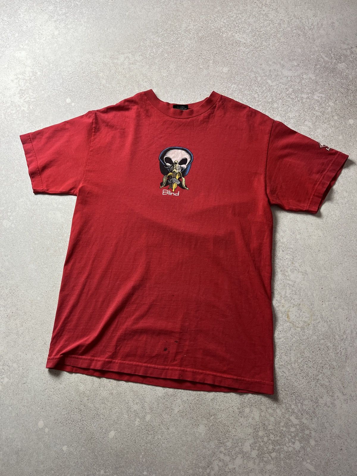 Vintage Vintage 90s BLIND Mark Gonzales Skateboards Art T-Shirt Sz M Size US M / EU 48-50 / 2 - 1 Thumbnail
