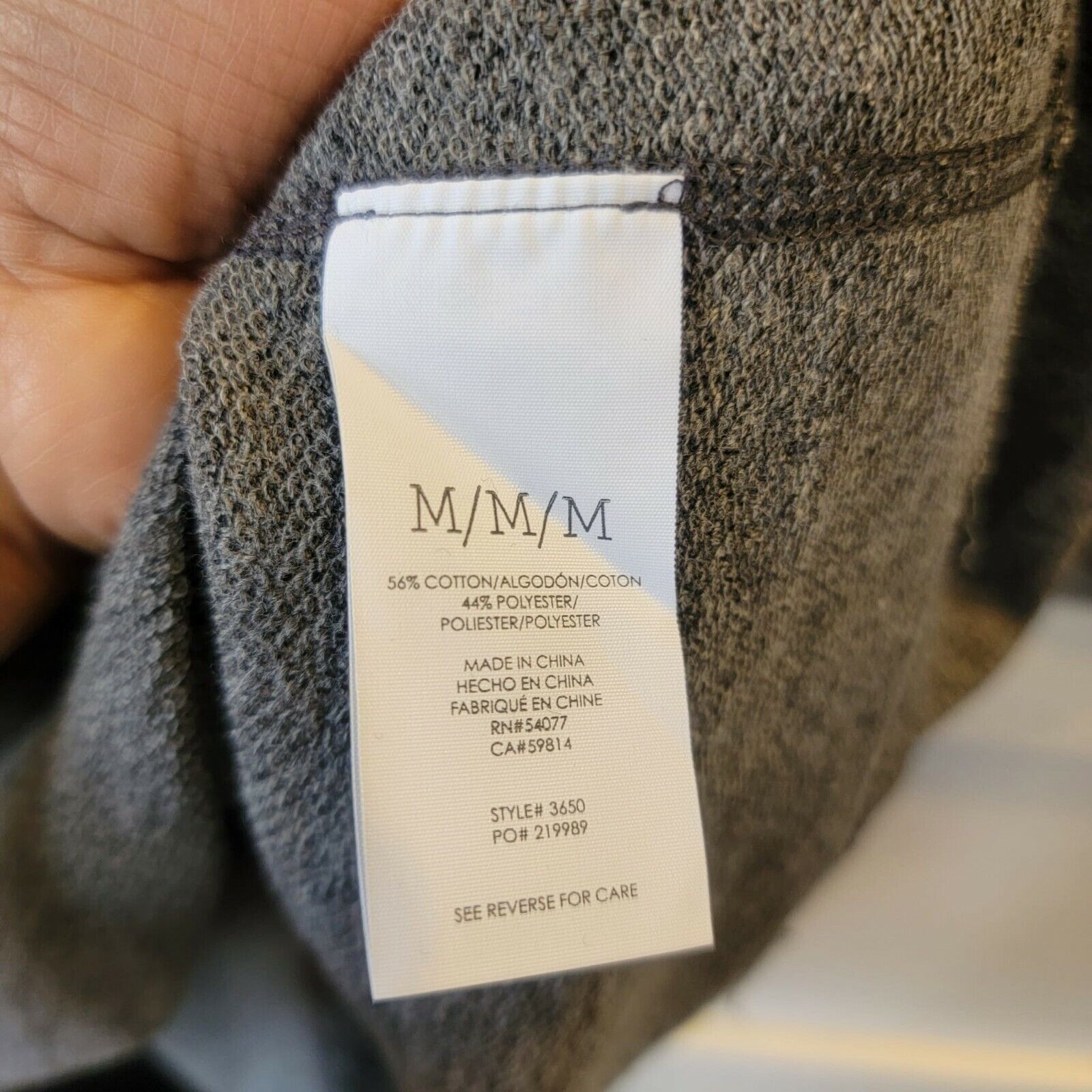 Other ⭐Cabi Womens Dress Sweatshirt Size M Gray Put On 3650 Pleate Size M / US 6-8 / IT 42-44 - 7 Thumbnail