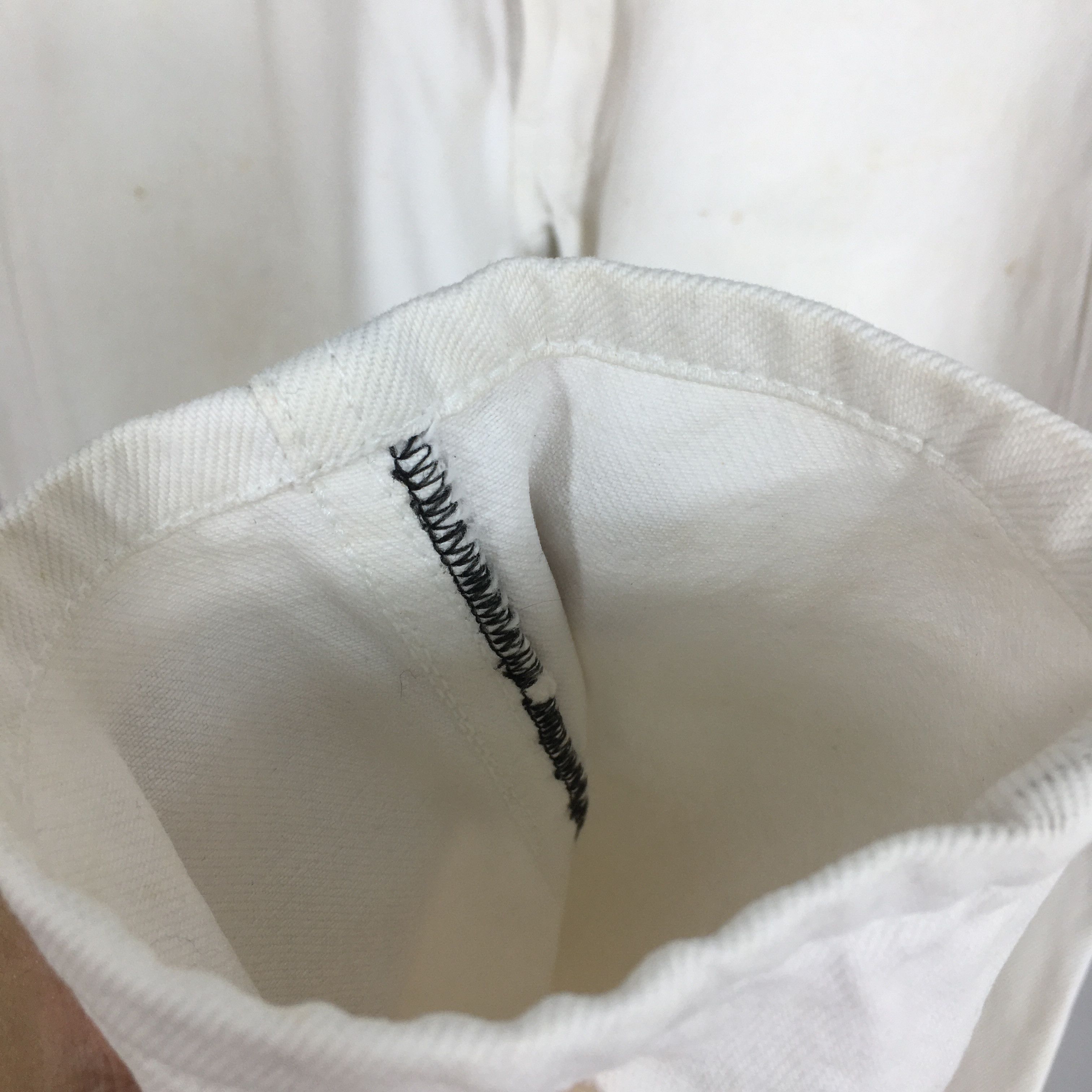 Levi's Size 30x30 Vintage 90s Levi's 501 White Dirty Jeans S1789 Size US 30 / EU 46 - 5 Thumbnail