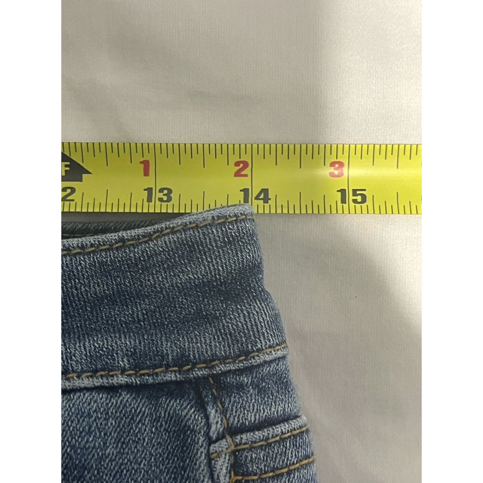 Vintage Driftwood Rosie Blue Flare Jeans Sz 28 X 31.5 Size 28" / US 6 / IT 42 - 4 Thumbnail
