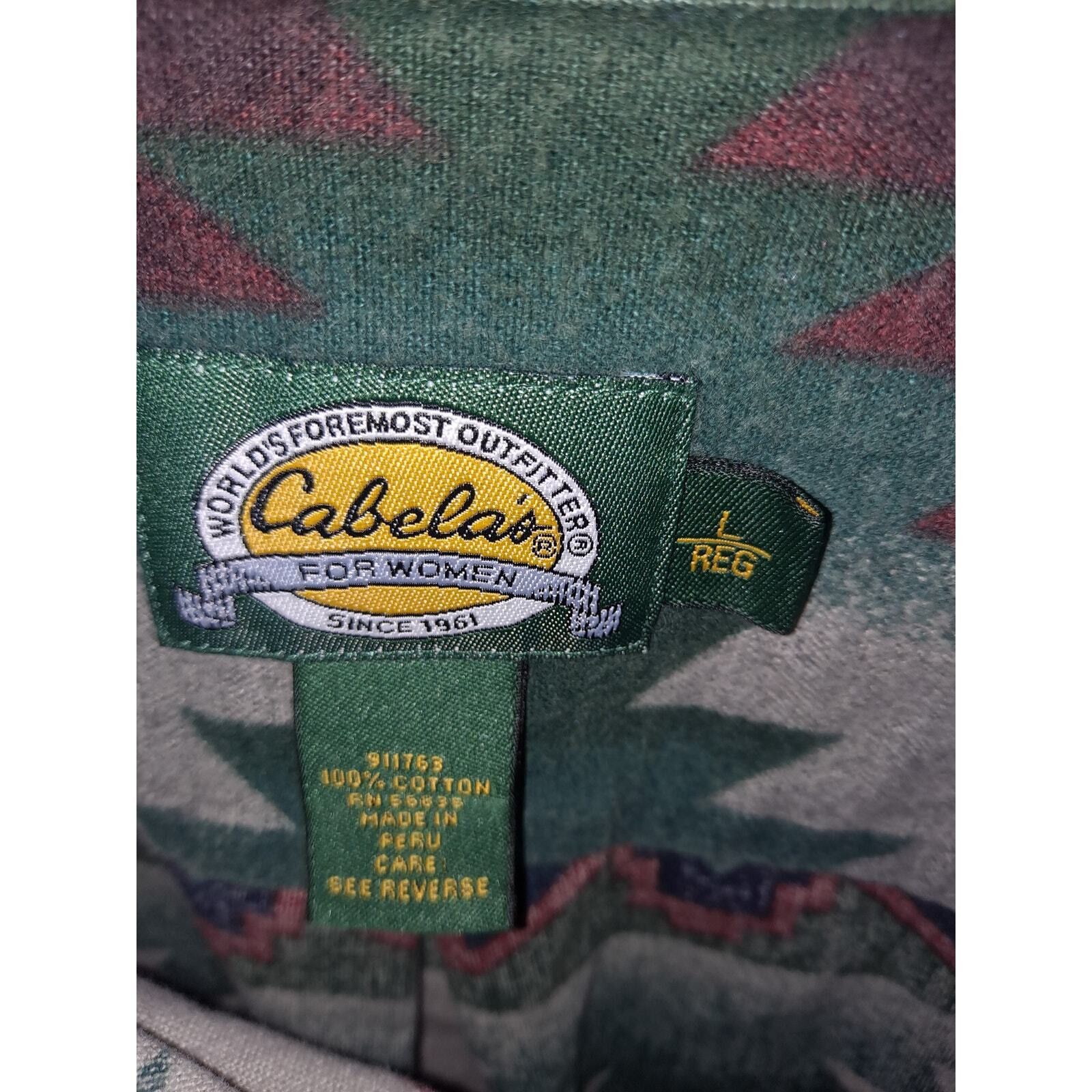 Other Cabela's Aztec Design 100% Cotton Button Up Shirt Size Large Size US L / EU 52-54 / 3 - 3 Thumbnail