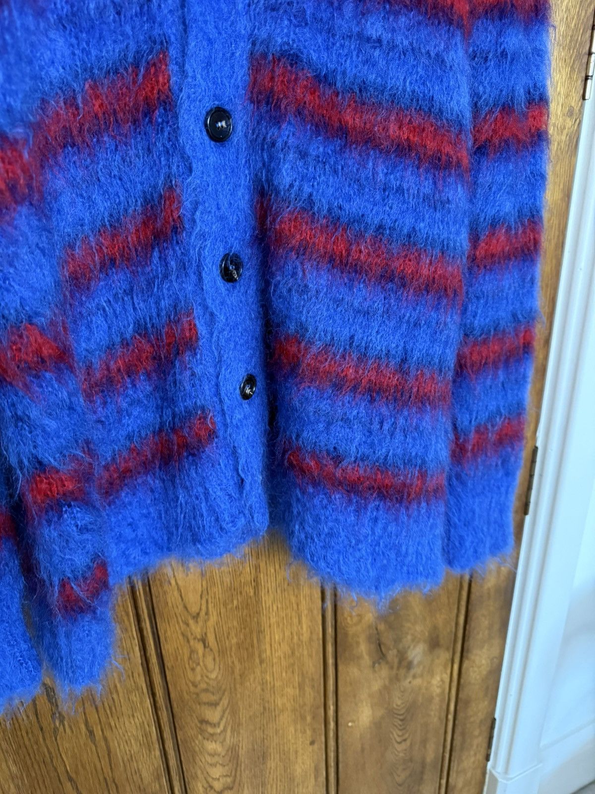 Marni FW19 Marni most wanted blue red cardigan Harry Styles M XL Size US M / EU 48-50 / 2 - 14 Thumbnail