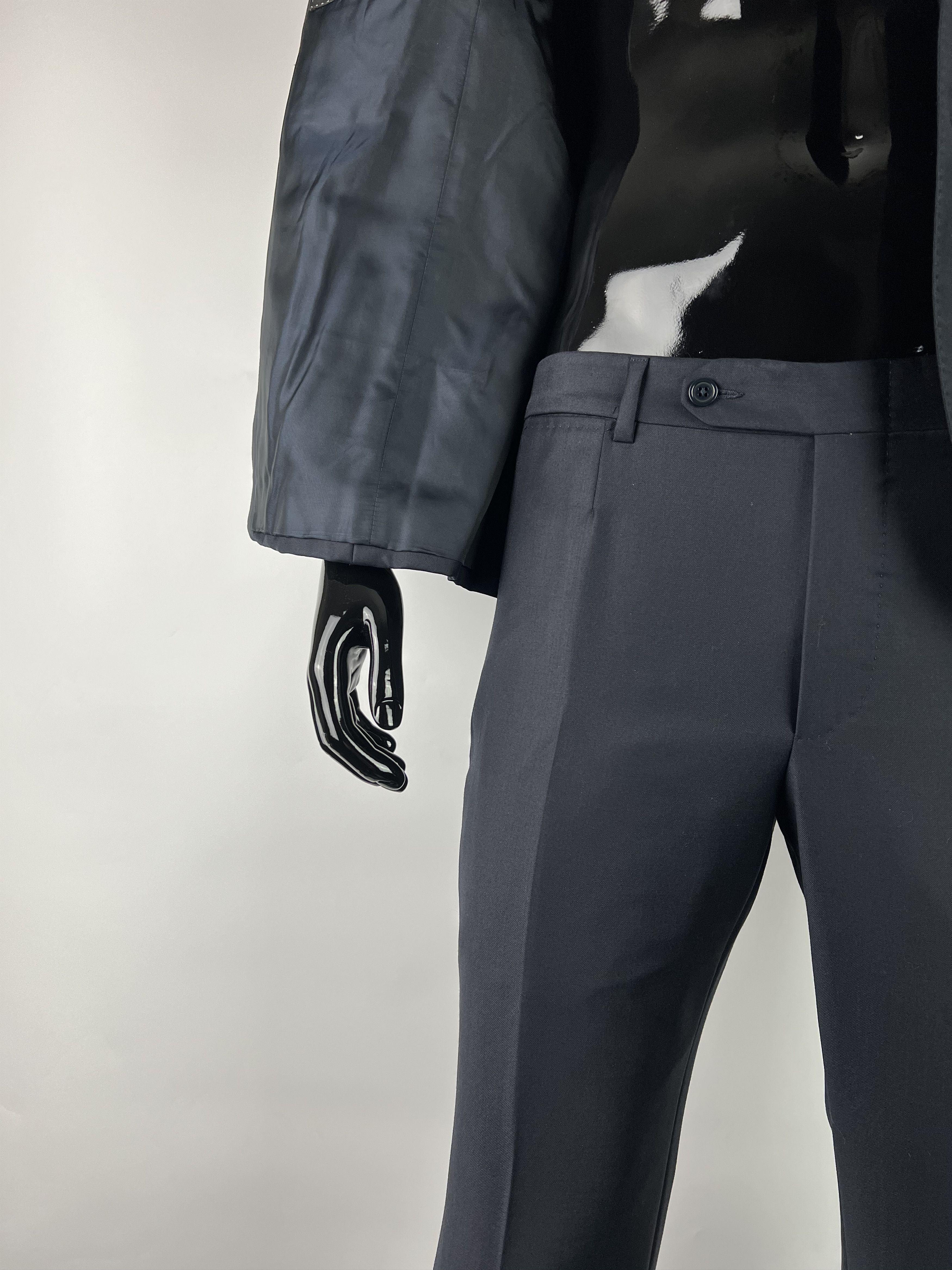 Ermenegildo Zegna Ermenegildo Zegna Trofeo Navy Blue Wool Suit Size EU50 Size 50R - 12 Thumbnail