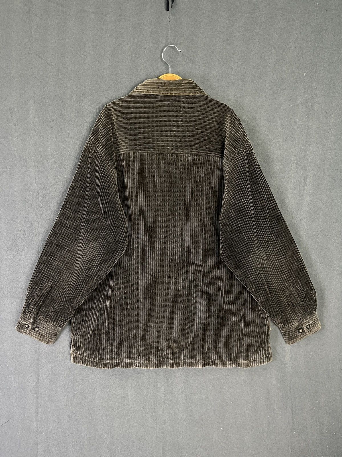 Vintage Piko Corduroy Casual Zip Up Jacket