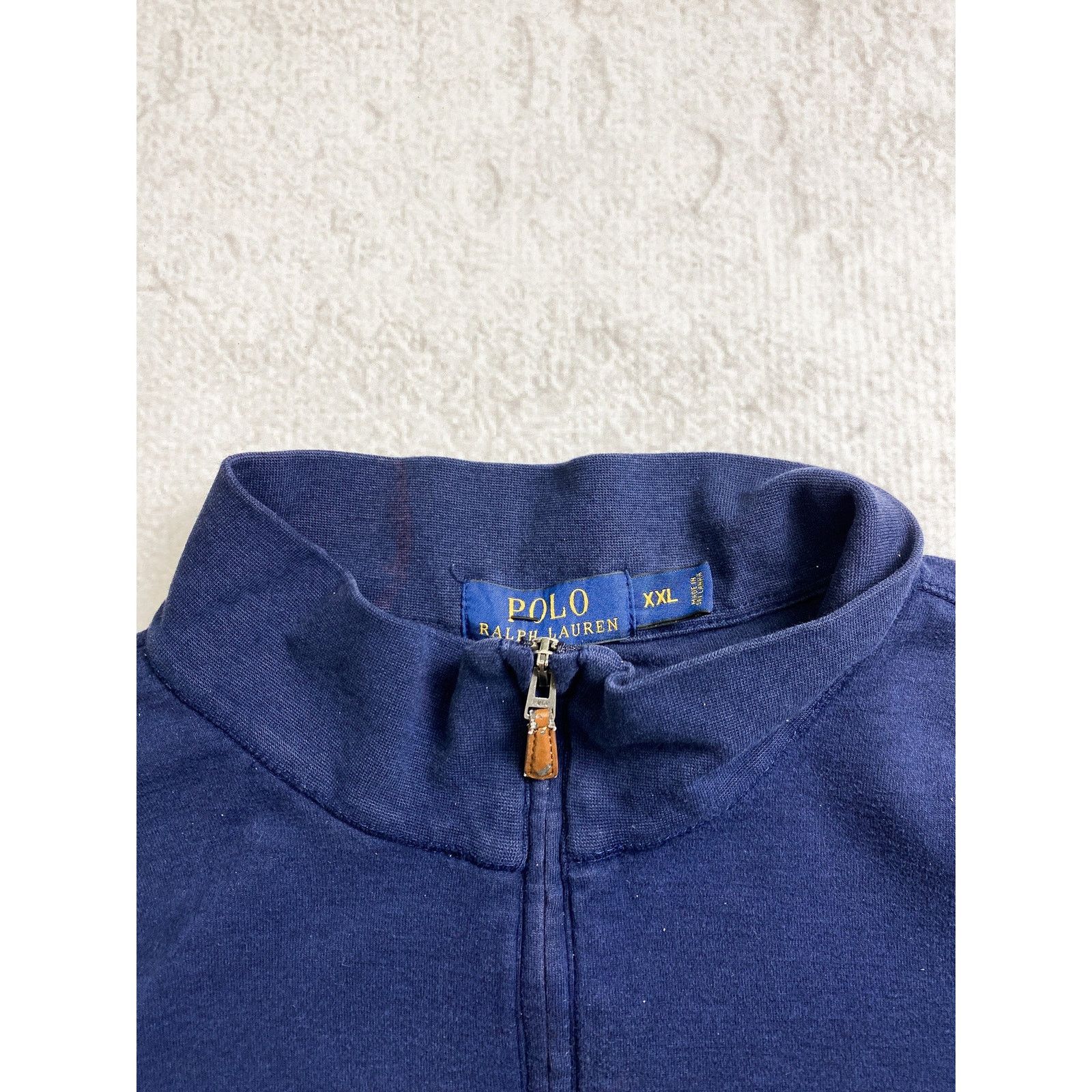 Polo Ralph Lauren Vintage 90s Polo Ralph Lauren Blue Sweatshirt - Men's 2XL Size US XXL / EU 58 / 5 - 3 Thumbnail
