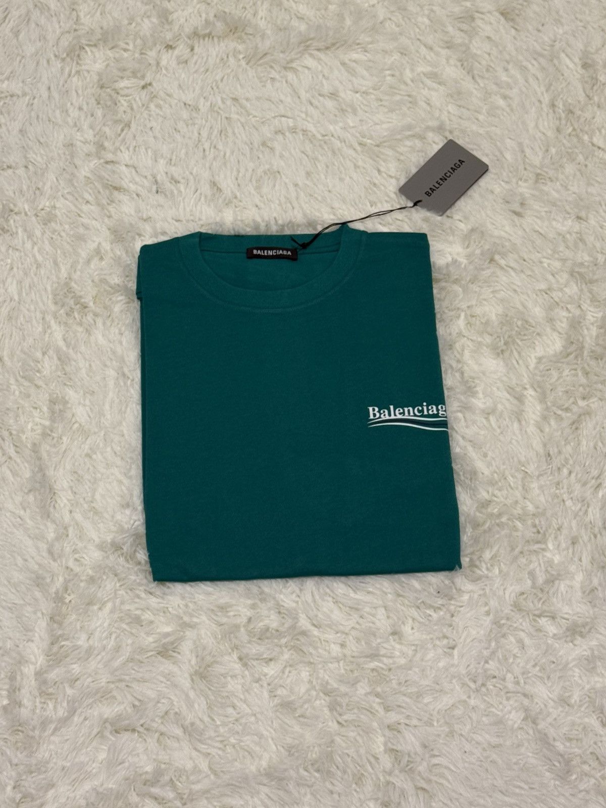 Balenciaga Balenciaga deep gree t shirt Size US L / EU 52-54 / 3 - 1 Thumbnail