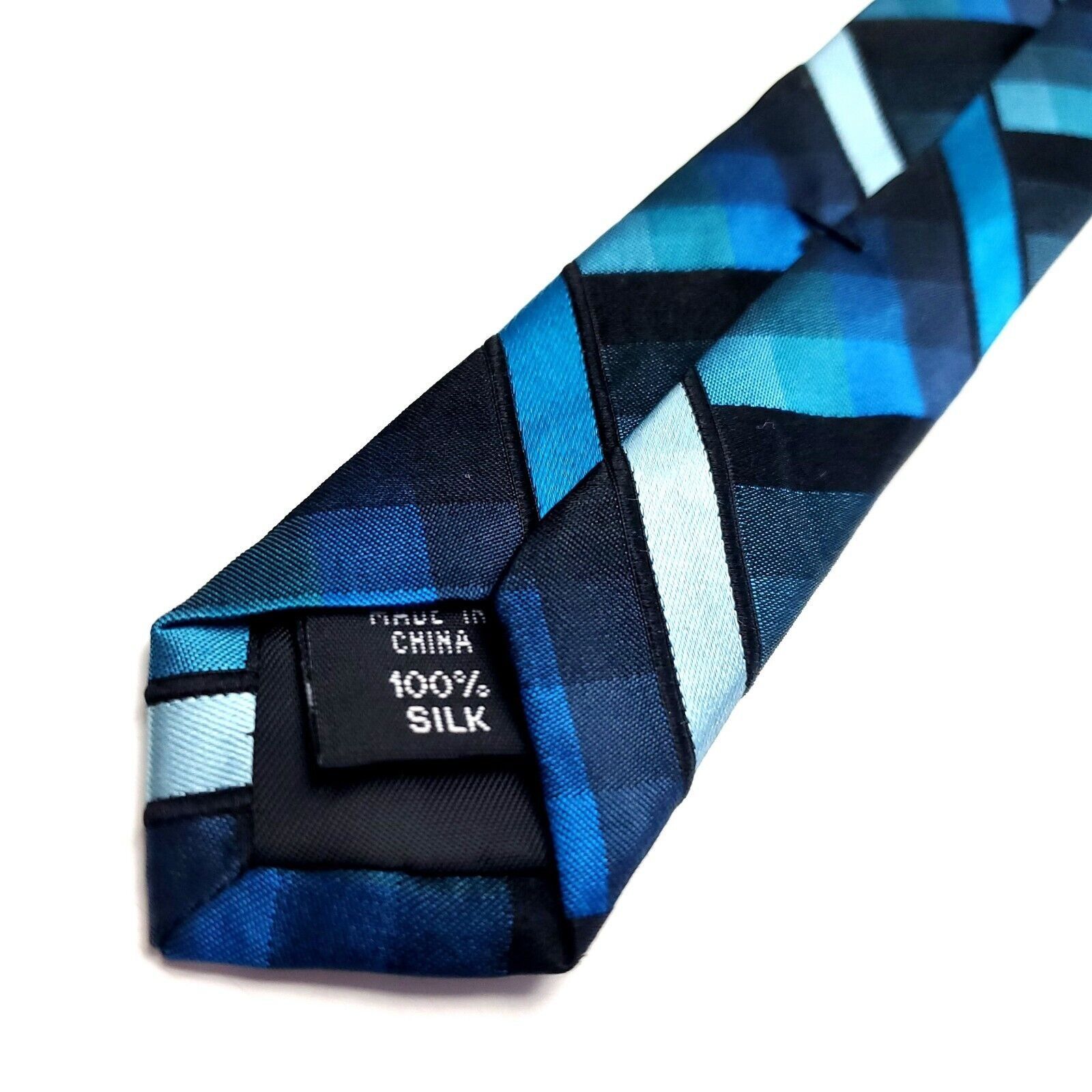 Arrow Arrow Blue Silk Tie Woven Striped Size ONE SIZE - 5 Thumbnail