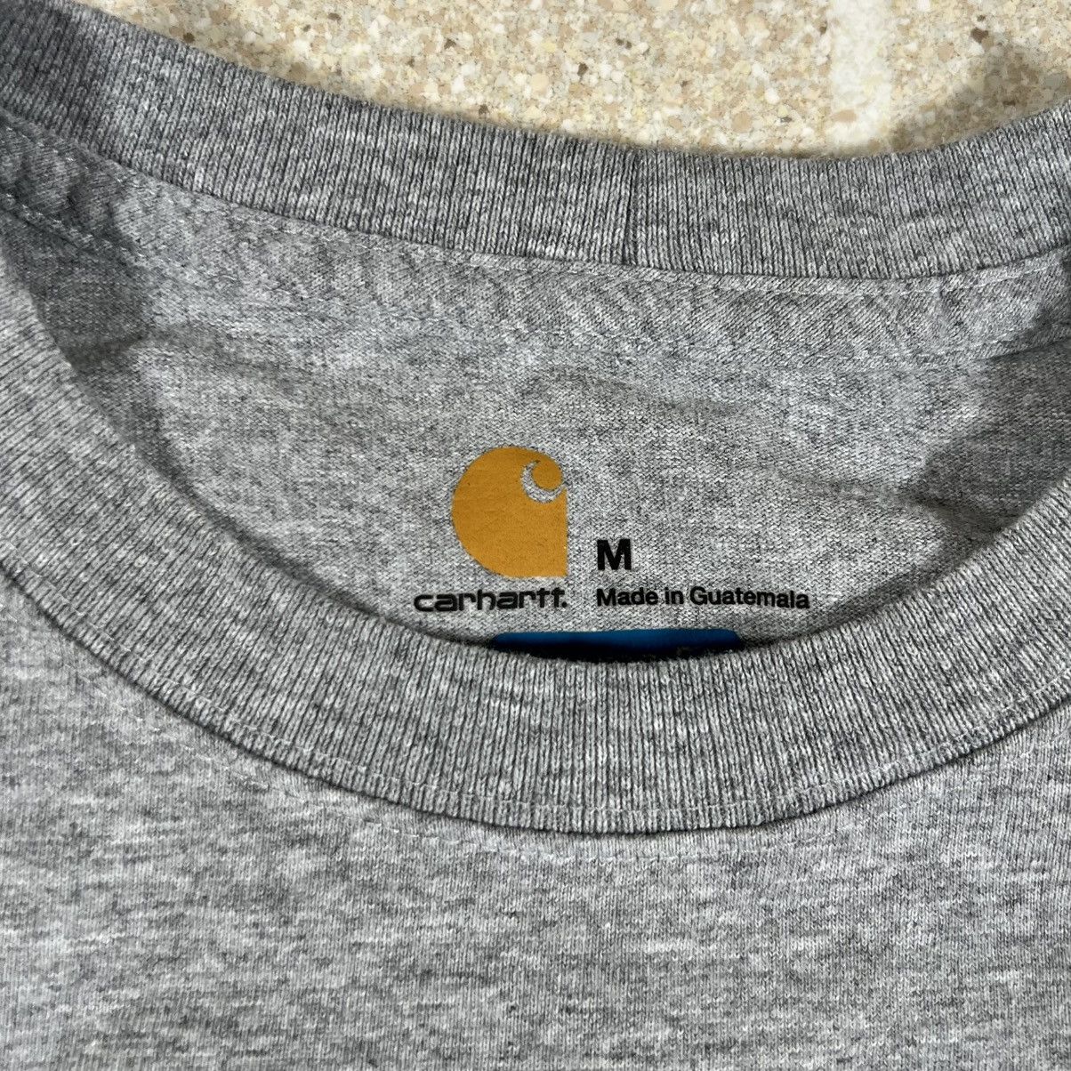 Carhartt Carhartt Gray Short Sleeve Pocket T Shirt Sz M Workwear Size US M / EU 48-50 / 2 - 3 Thumbnail