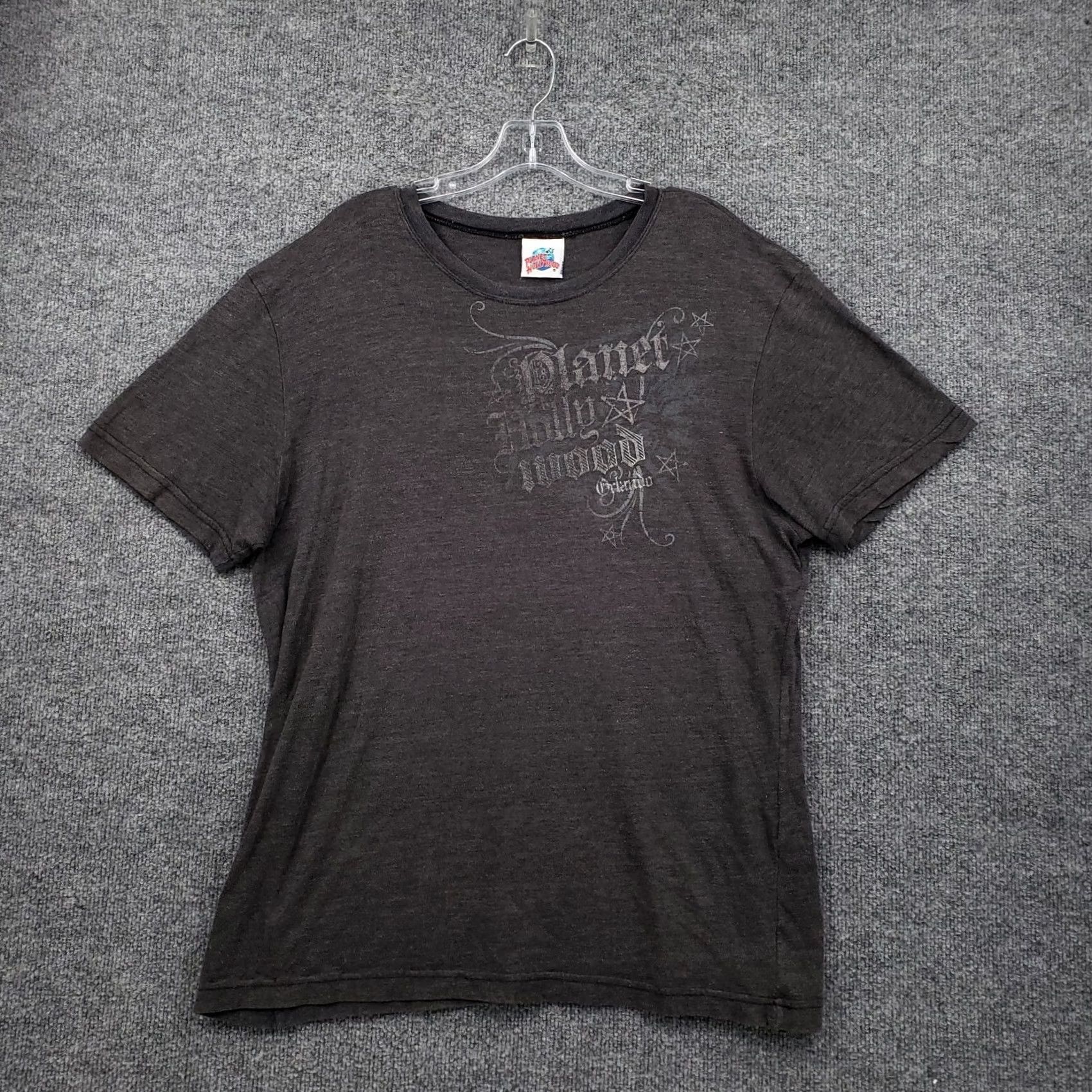 Planet Hollywood Planet Hollywood T-Shirt Mens L Large Gray Printed Crew Neck Short Sleeves Tee Size US L / EU 52-54 / 3 - 2 Thumbnail