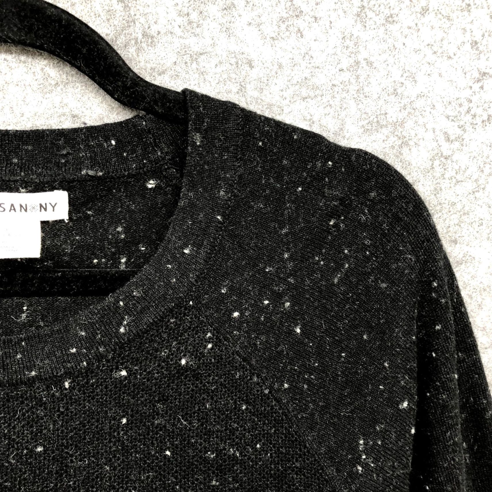 Vintage ARTISAN NY WOMEN SWEATER POLYESTER LONG BLACK S GATHER Size S / US 4 / IT 40 - 5 Thumbnail