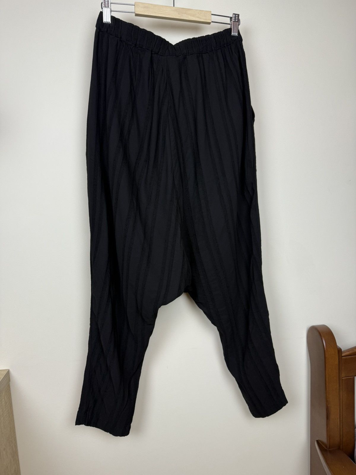 Rundholz Rundholz Black Drop-Crotch Pants – Avant-Garde German Design Size 27" / US 4 / IT 40 - 2 Thumbnail