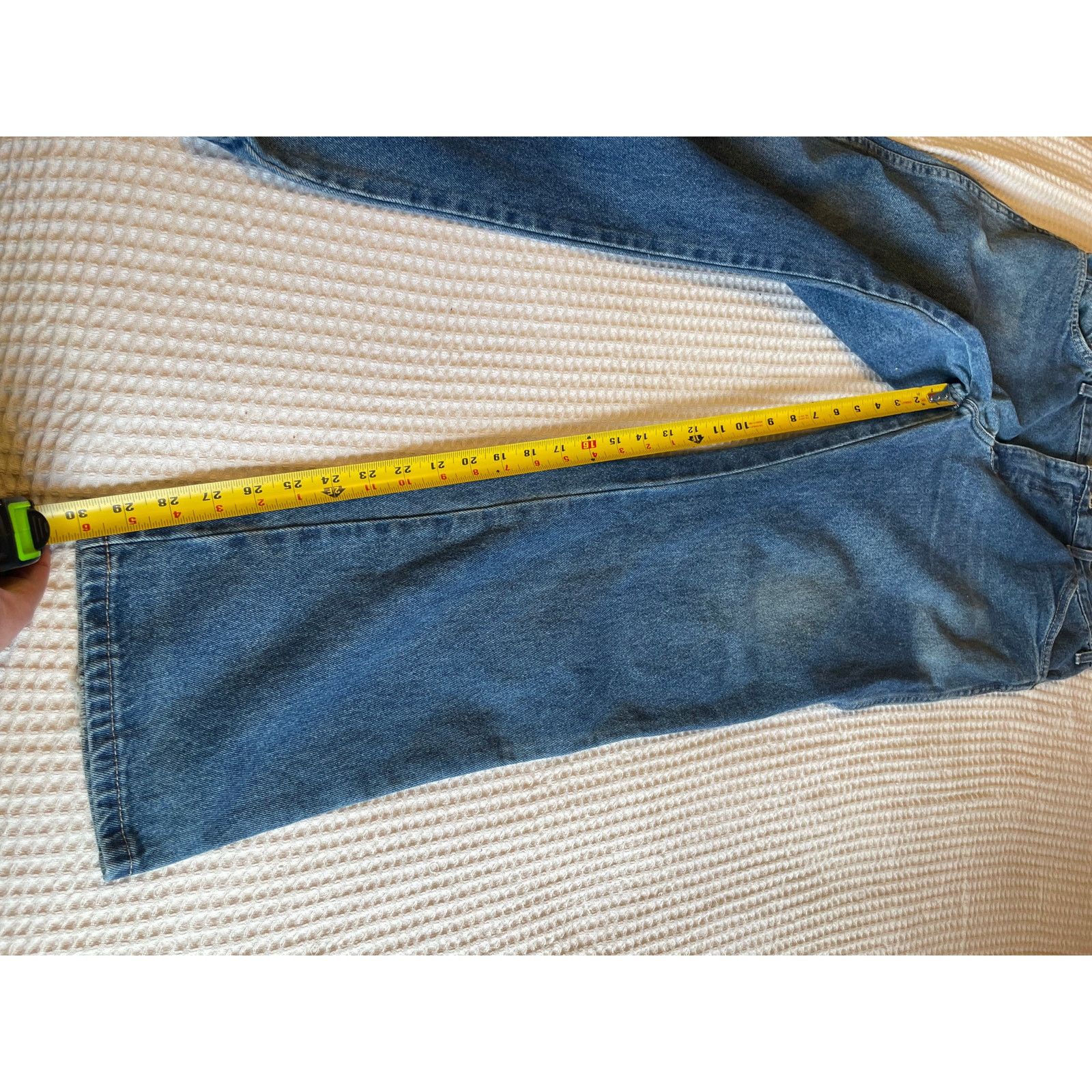 Dickies Dickies Straight Leg Medium Wash Semi Distressed Denim 34x30 Size US 34 / EU 50 - 4 Thumbnail
