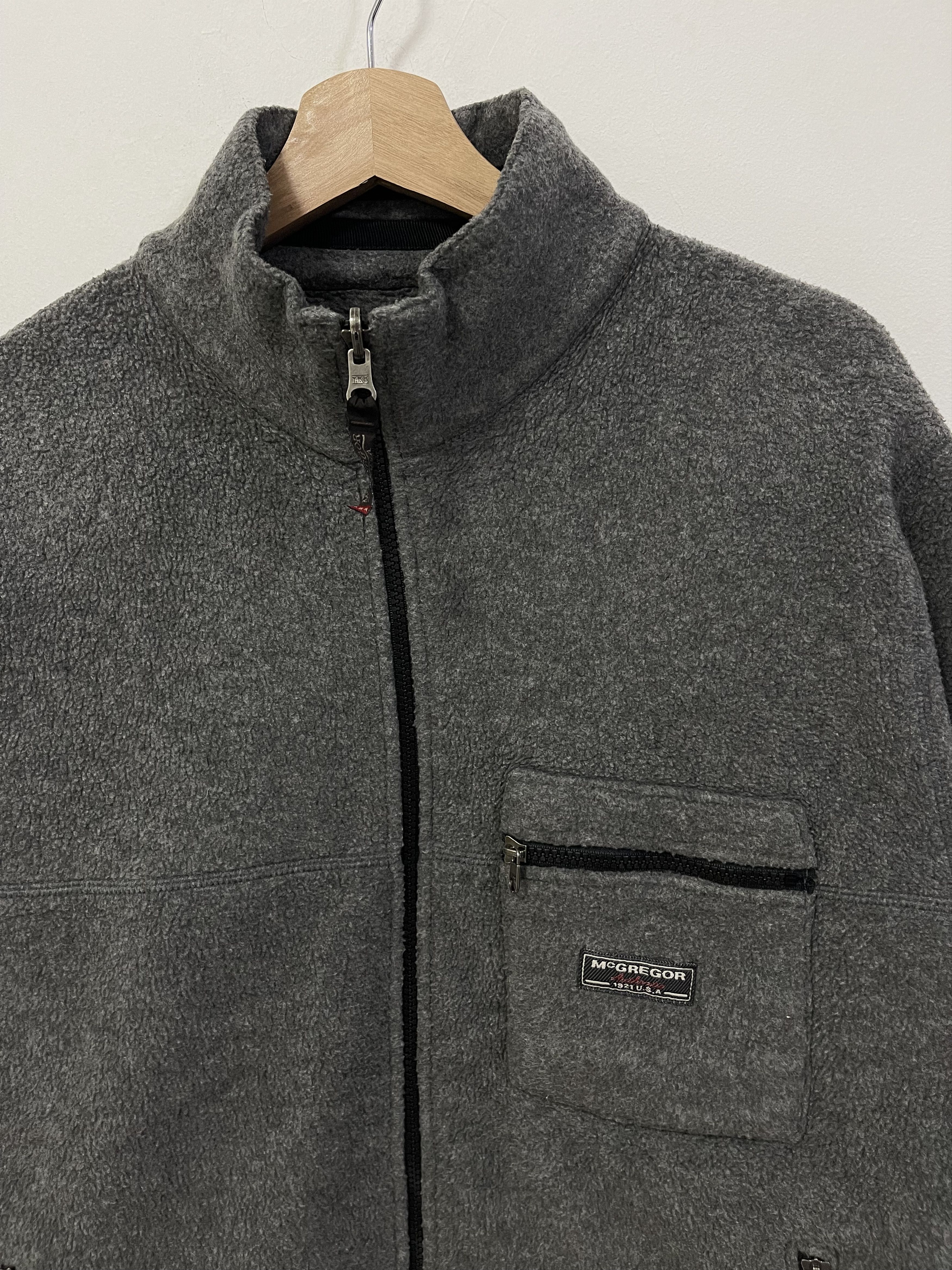 McGregor × Vintage Vintage Mcgregor Fleece Zip Up Sweatshirt Size US M / EU 48-50 / 2 - 2 Thumbnail