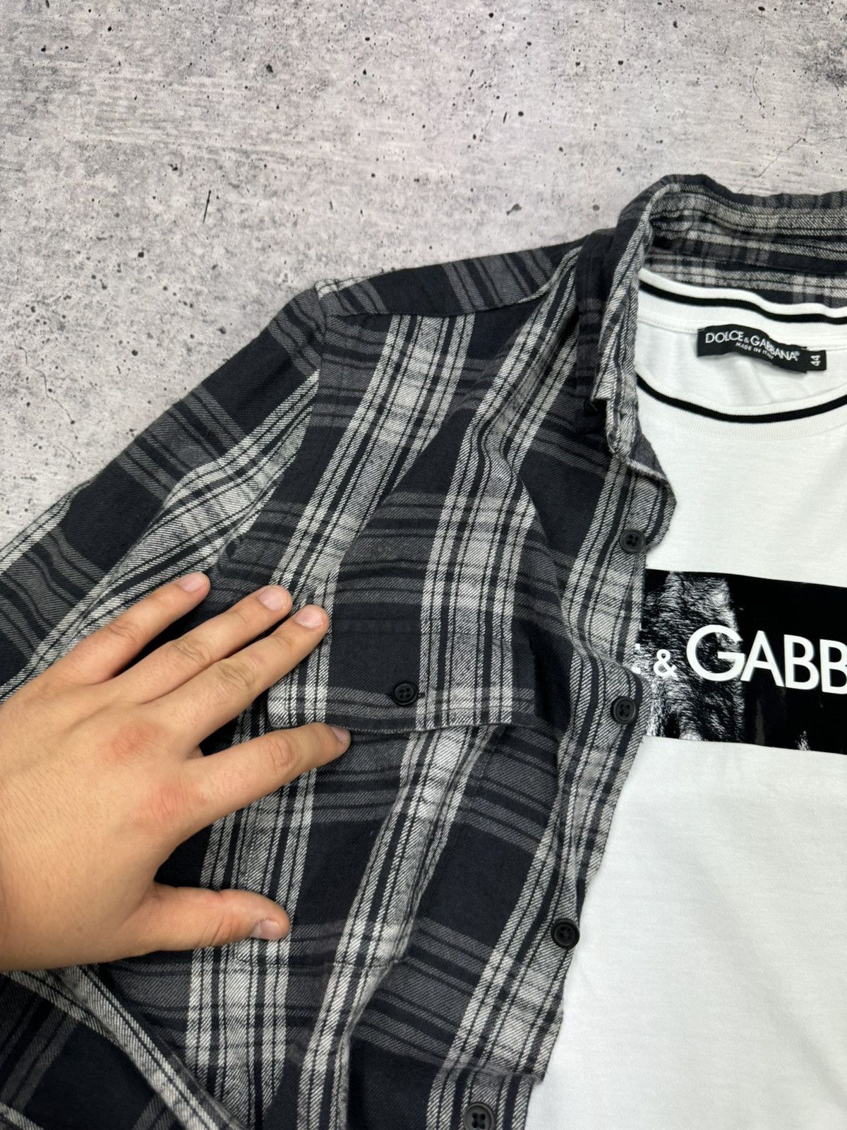 Flannel Vintage Y2K Plaid Flannel Checkered Shirt Travis Scott Style Size US S / EU 44-46 / 1 - 7 Thumbnail