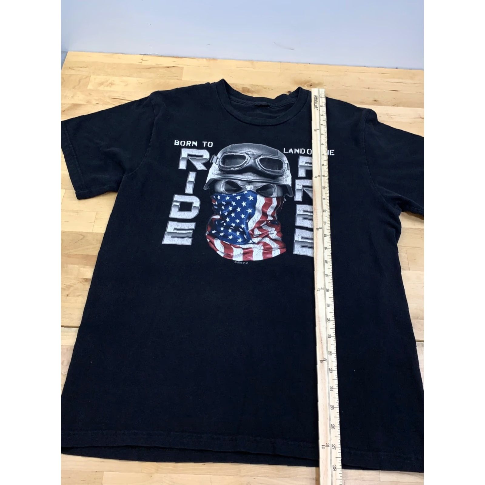 Harley Davidson Harley Davidson Born to Ride Land of the Free T Shirt S Black Motorcycle 11050 Size US S / EU 44-46 / 1 - 6 Thumbnail
