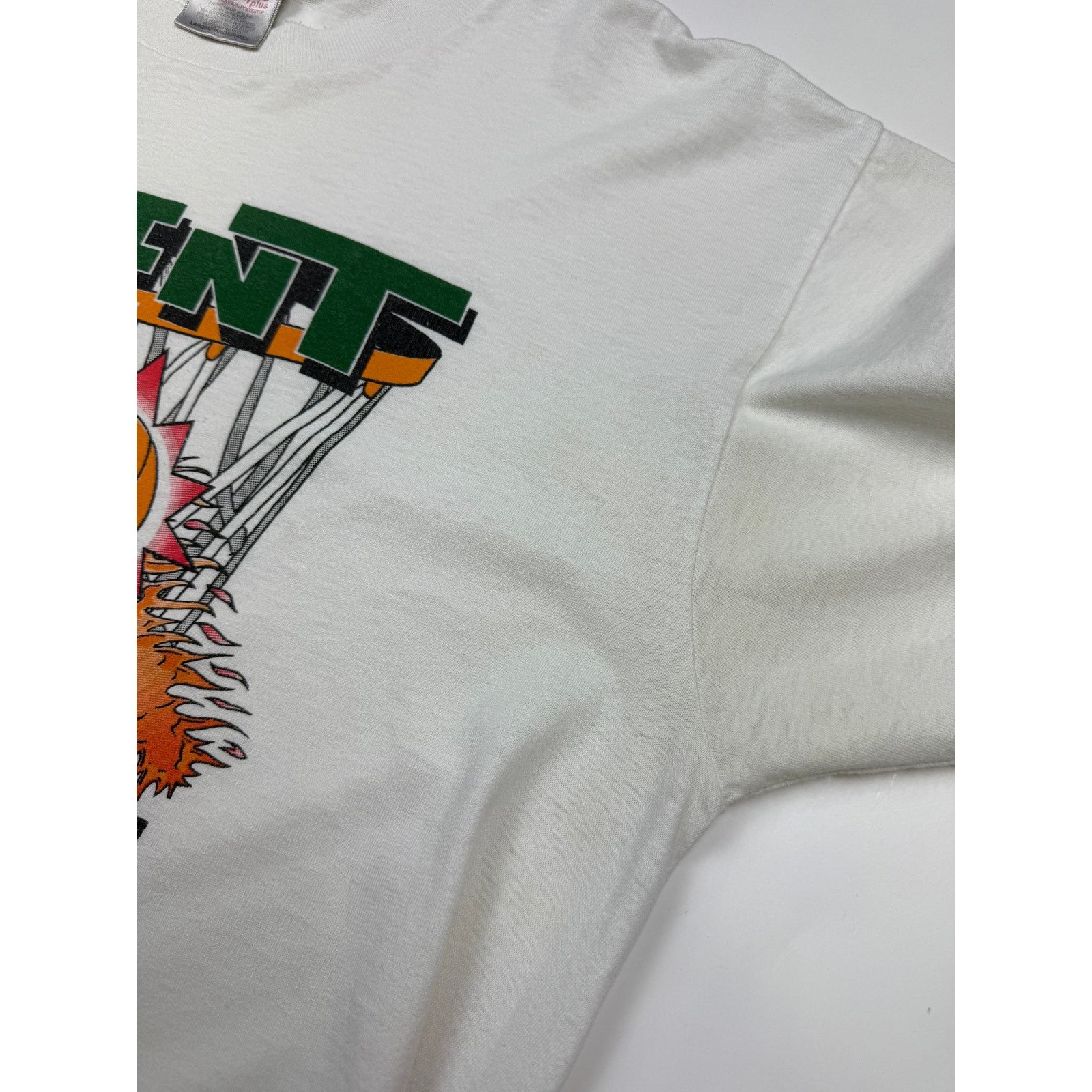 Vintage Vintage 90s Argent Inferno Basketball Flames Sports Tee L Size US L / EU 52-54 / 3 - 7 Thumbnail
