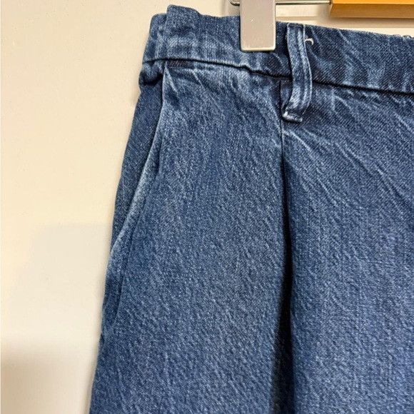 Uniqlo Uniqlo Wide-Leg Jeans Blue Lyocell Blend M (28–29” Waist) Size 28" / US 6 / IT 42 - 4 Thumbnail