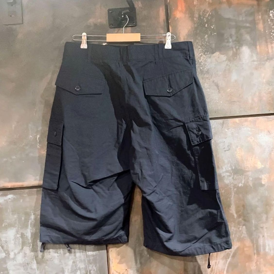 Engineered Garments Engineered Garments Fatigue Pants Short Cotton Ripstop L Black Pre-owned Size Size US 33 - 5 Thumbnail