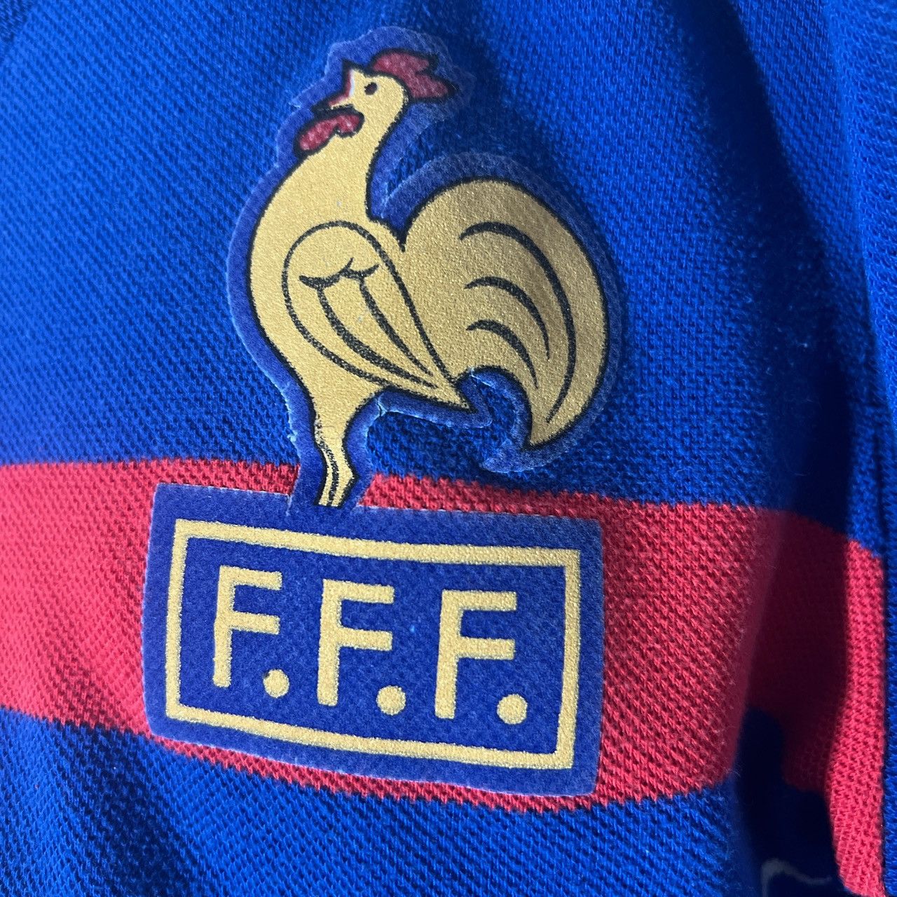 Adidas France Michel Platini 1984 Home Long Sleeve Jersey Size US M / EU 48-50 / 2 - 2 Thumbnail
