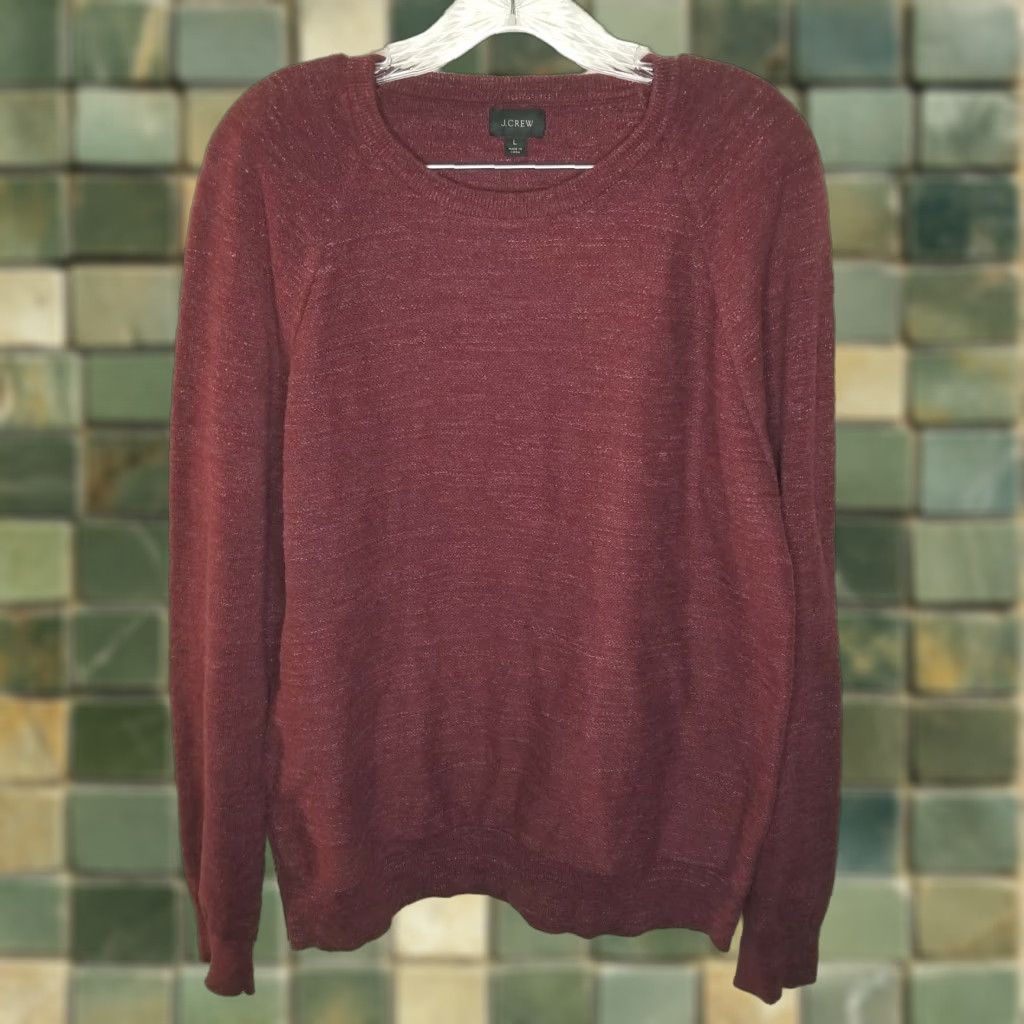 J.Crew J Crew Mens Red Long Sleeve Pullover Sweater Size L Size US L / EU 52-54 / 3 - 1 Thumbnail