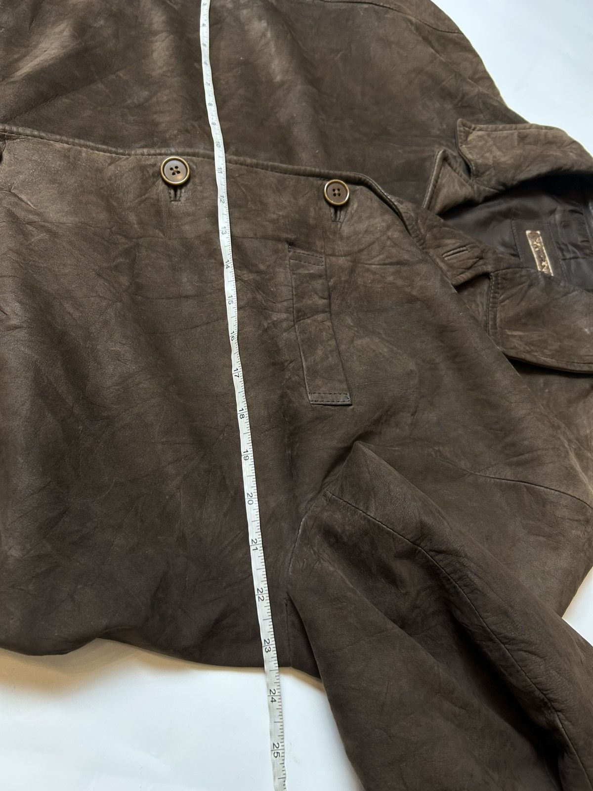 Lacoste × Vintage CROCODILE LEATHER JACKET Size US XL / EU 56 / 4 - 4 Thumbnail