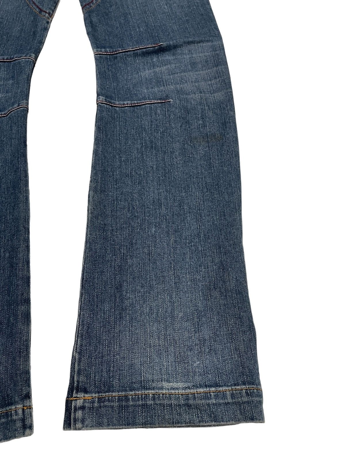 Designer × Japanese Brand Rare Design Vintage Brand Sabotage Zipper Jeans 1990s Size US 29 - 10 Thumbnail