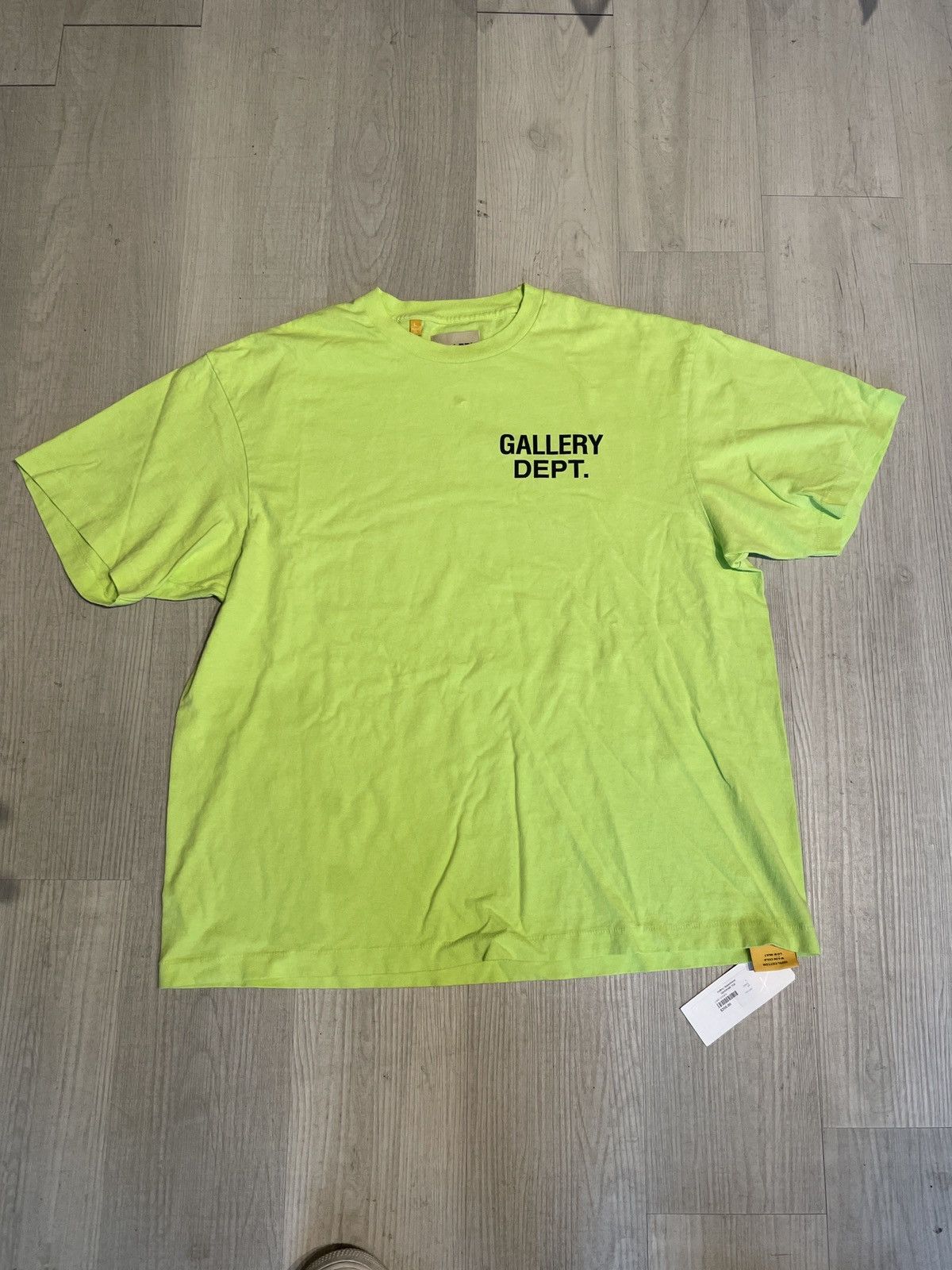 Gallery Dept. Gallery Dept. Souvenir T-Shirt Lime Green L Size US L / EU 52-54 / 3 - 1 Thumbnail