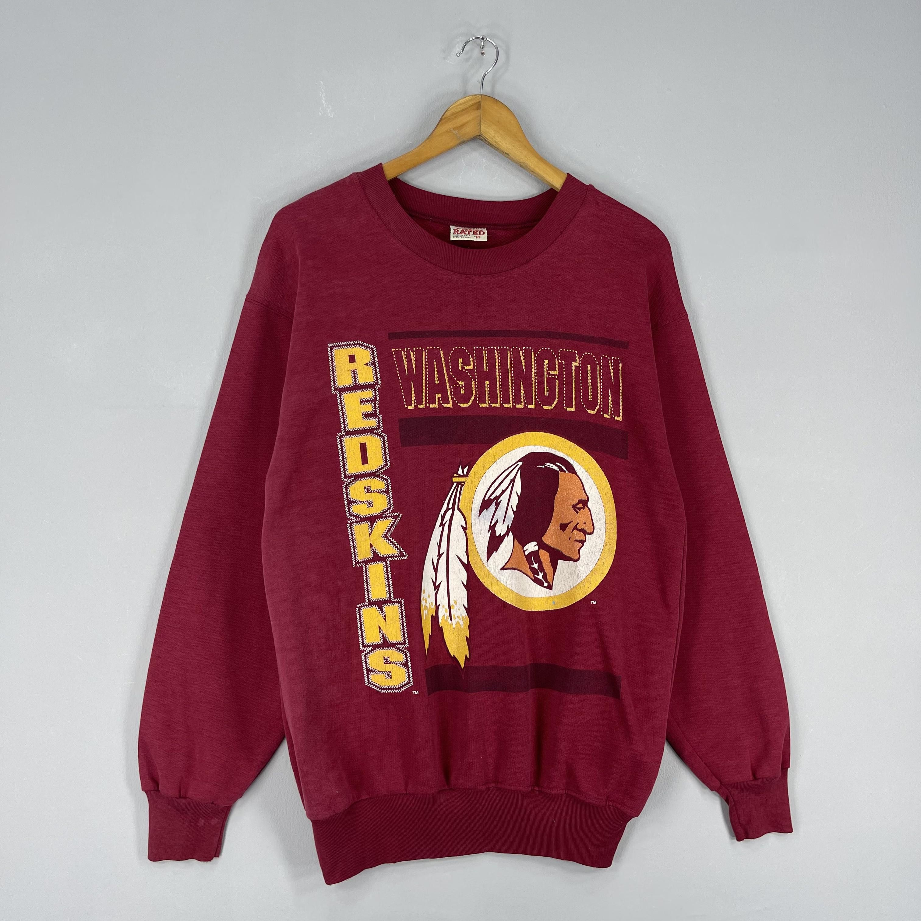 NFL Vintage 90s WASHINGTON COMMANDERS Nfl Sweatshirt Size US M / EU 48-50 / 2 - 3 Thumbnail