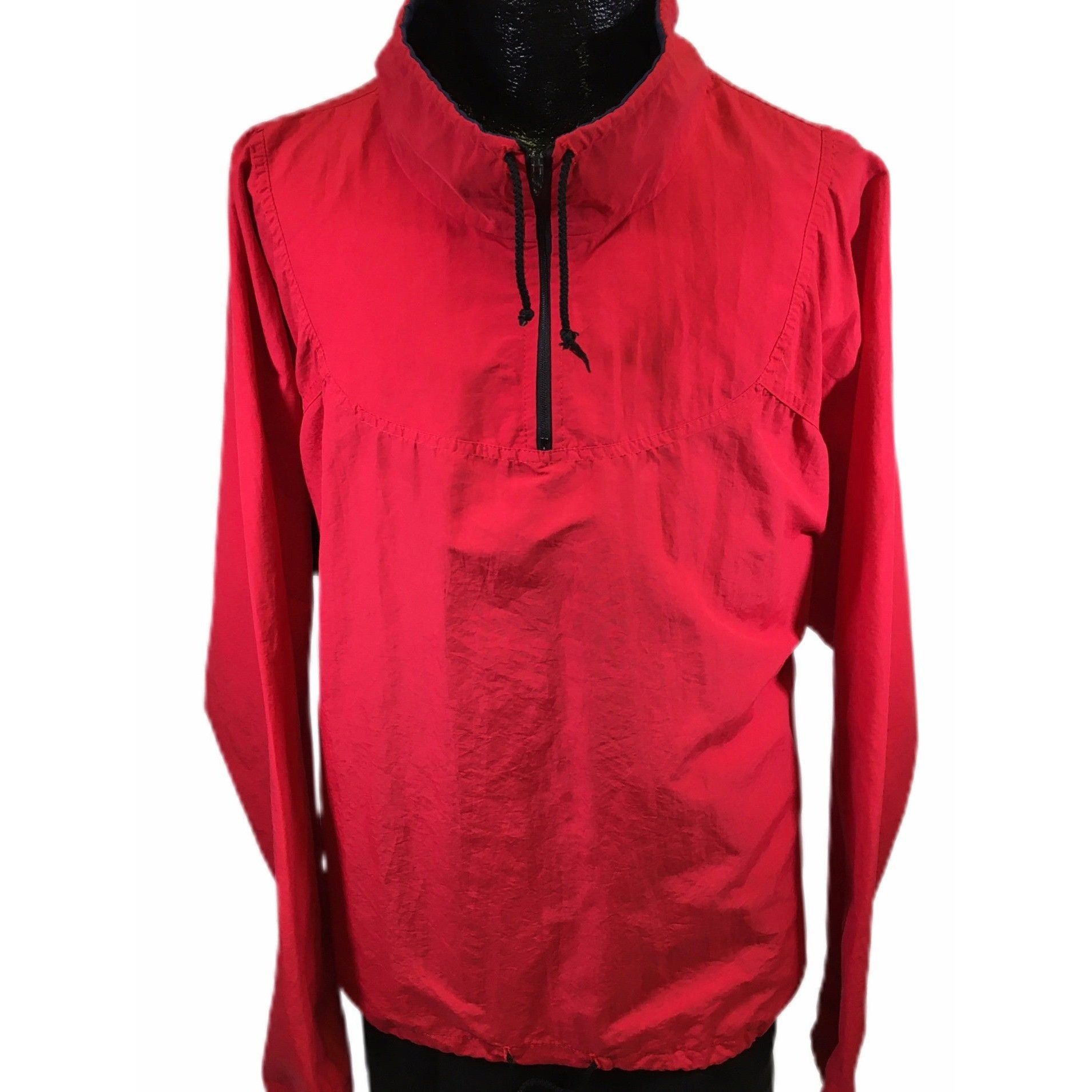 Other Vtg UZZI Amphibious Gear Red Nylon 1/4 Zip Pullover Jacket Size US L / EU 52-54 / 3 - 2 Thumbnail