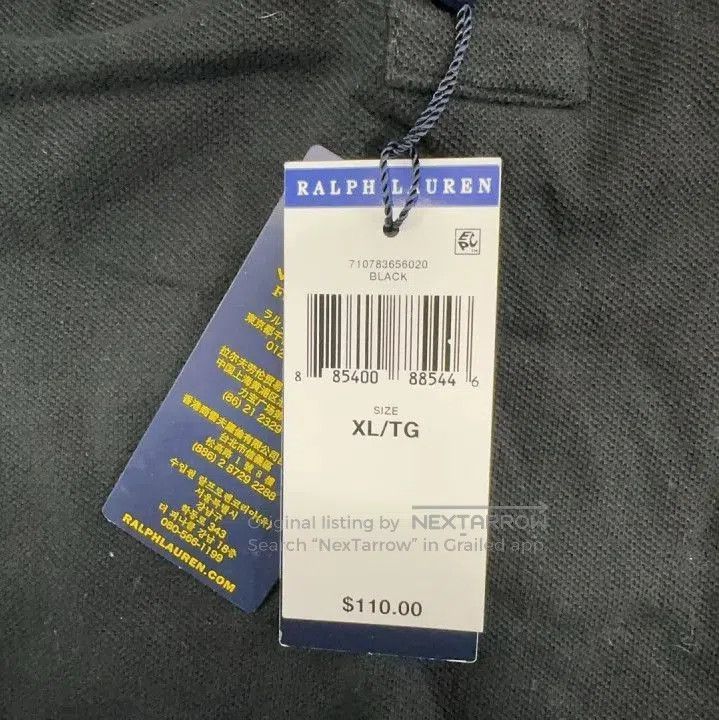 Polo Ralph Lauren Polo Ralph Lauren FW22 Solid Logo Embroidered Polo Shirt. Size US XL / EU 56 / 4 - 4 Thumbnail