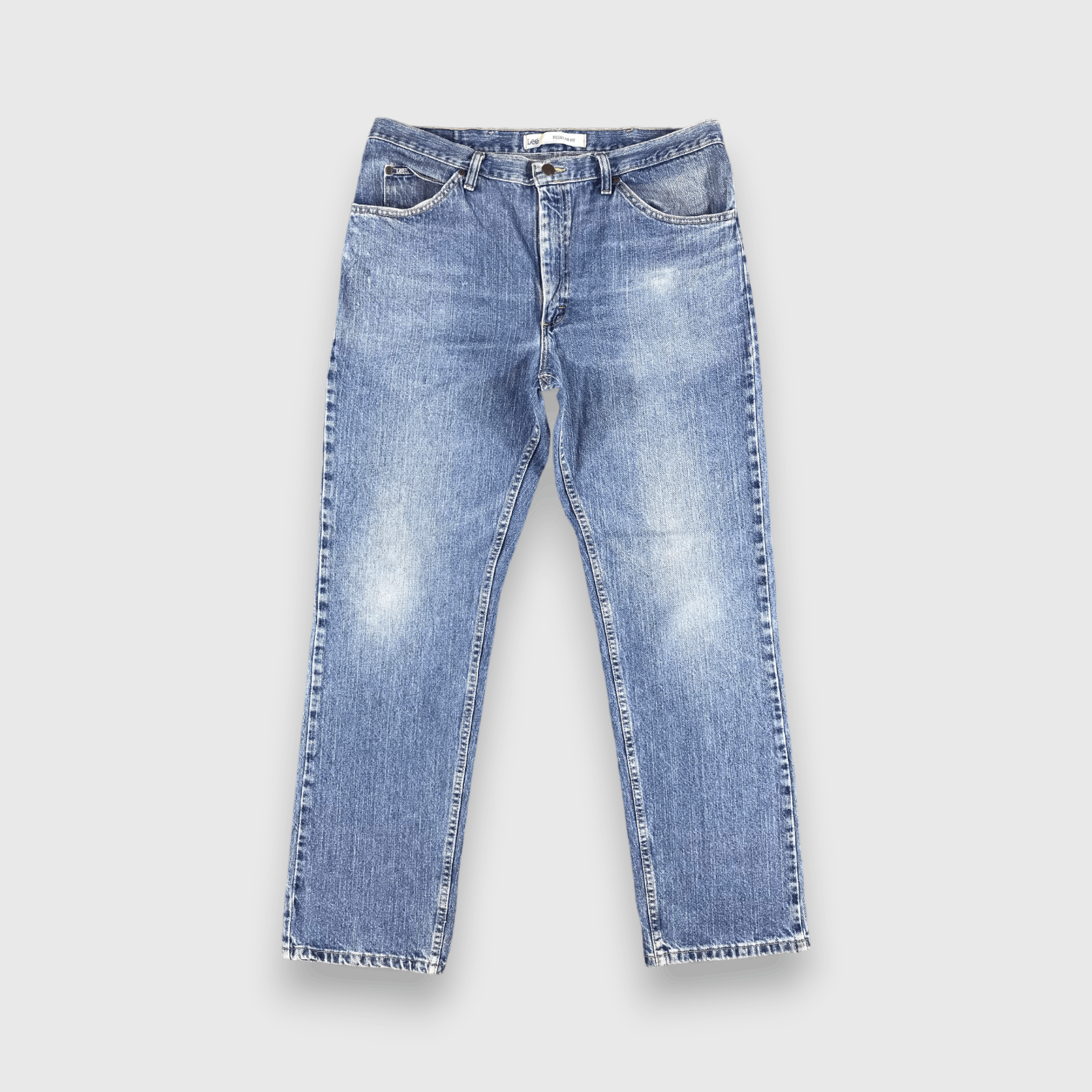 Lee Vintage Blue Wash Lee Jeans-J1573 Size US 38 / EU 54 - 1 Thumbnail