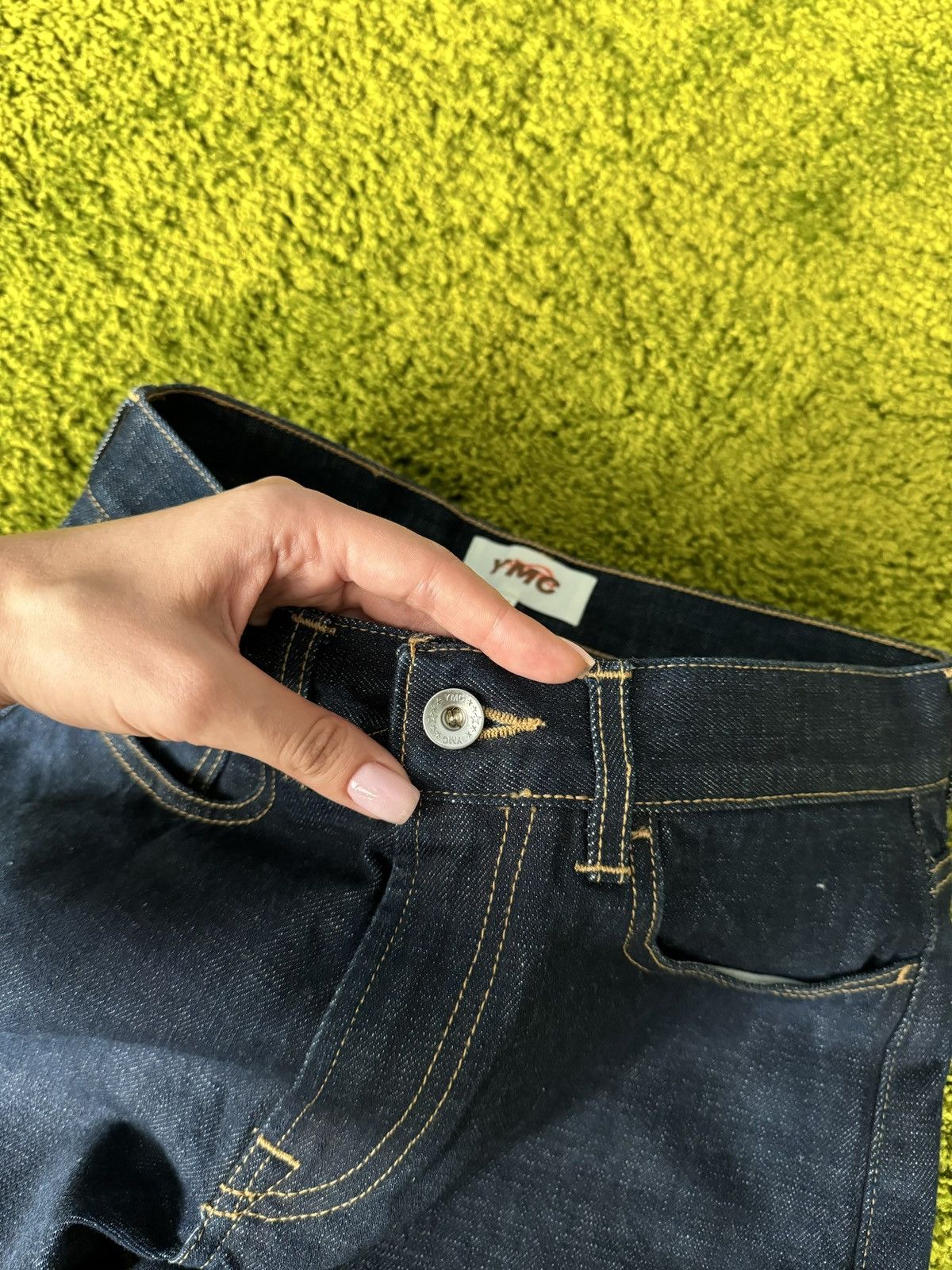 Designer × YMC You Must Create YMC mom fit Japanese selvedge jeans denim Size US 29 - 6 Thumbnail