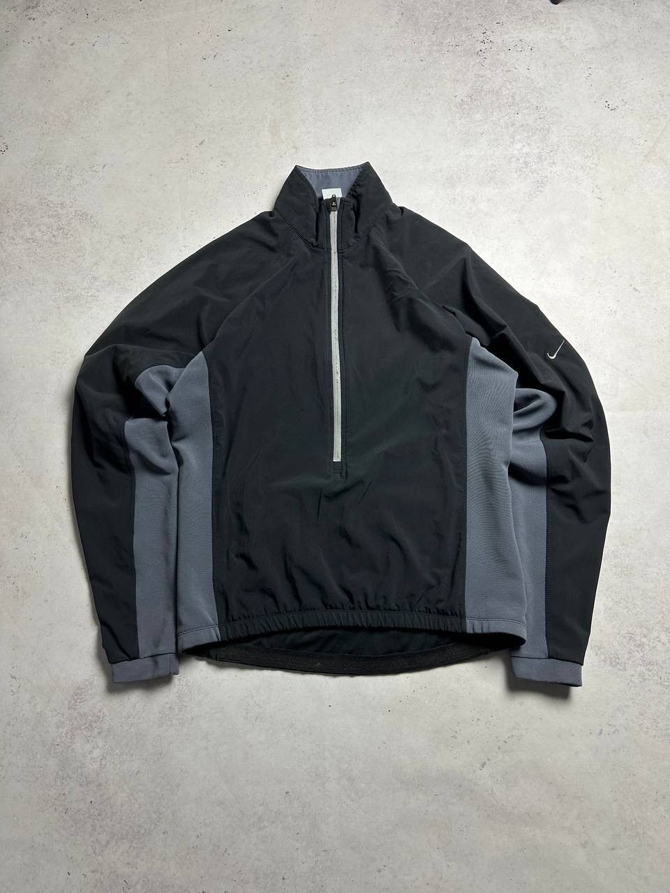NIKE KITH ZIP BIG SWOOSH JACKET ジャケット　S Kith Nike Big Swoosh Quarter Zip Black Men's - FW17 - US