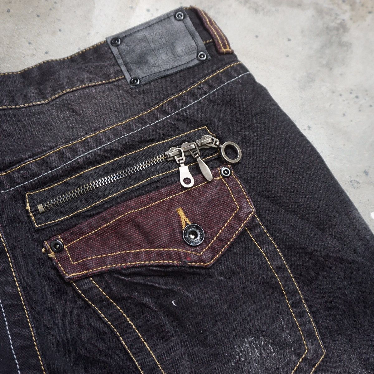 PPFM Premium vintage by semantic design flare jeans Size US 36 / EU 52 - 7 Thumbnail