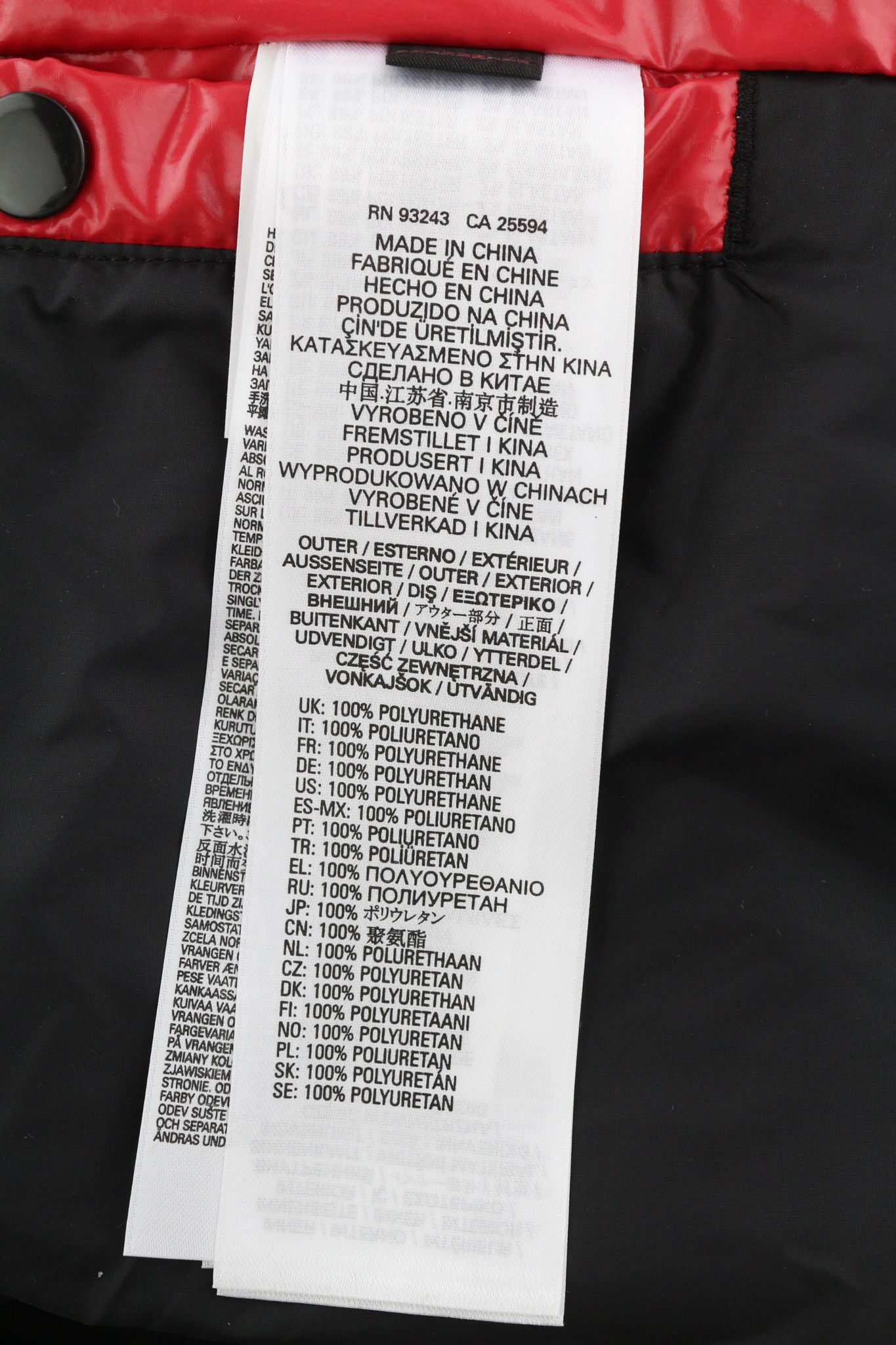 Diesel W-STEN L Red Duck Down Quilted Zip Jacket 40014 Size US L / EU 52-54 / 3 - 10 Thumbnail