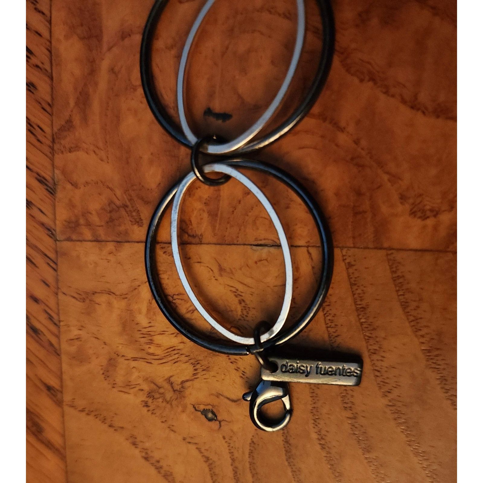 Other Daisy Fuentes chain necklace silver & black. Size ONE SIZE - 6 Thumbnail