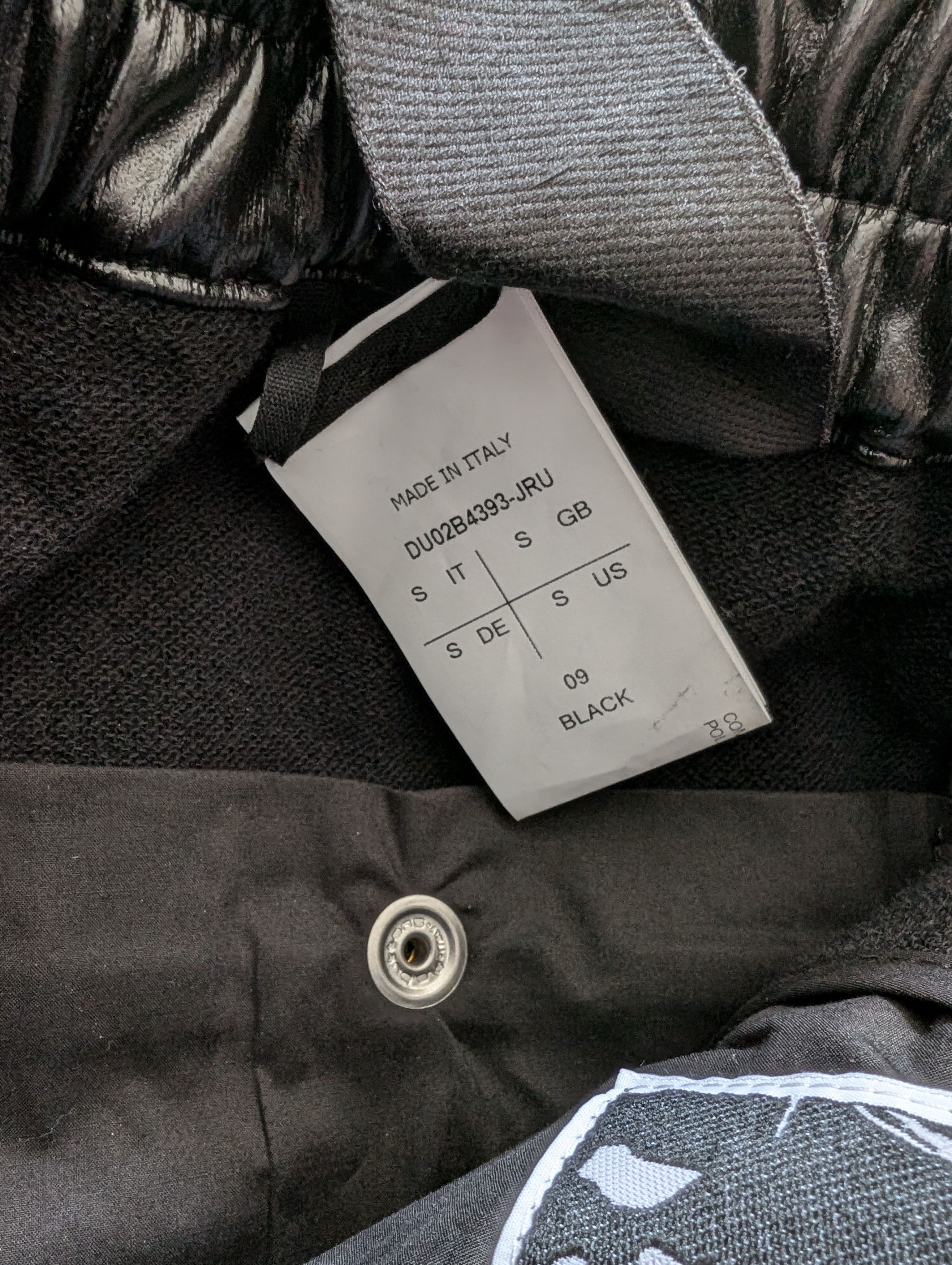 Rick Owens Drkshdw *NEW* PUSHER PANTS BLACK COATED $1,530 Size US 30 / EU 46 - 11 Thumbnail