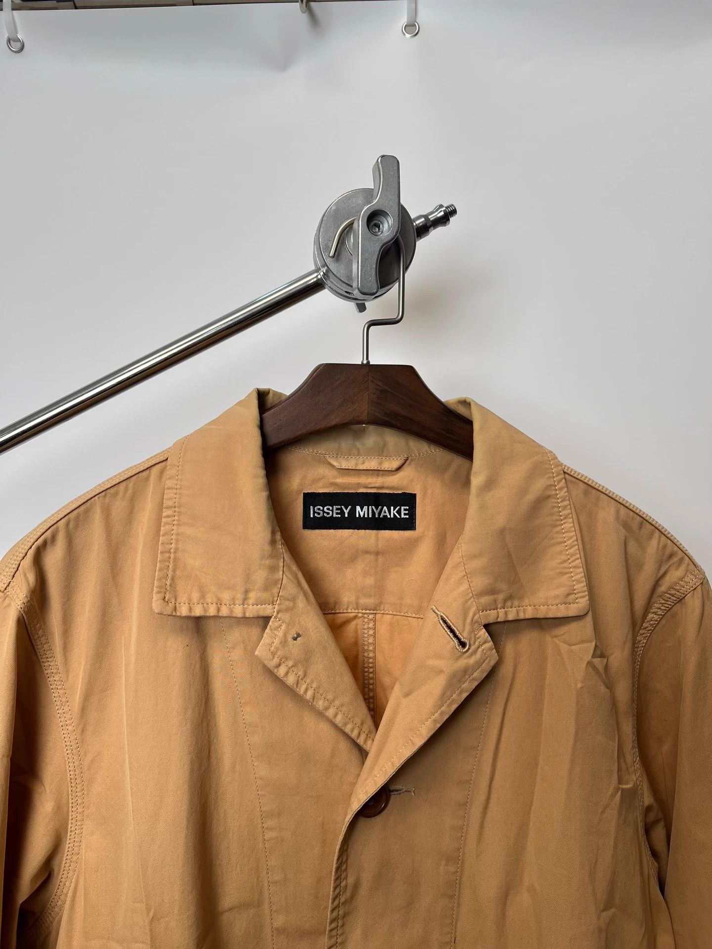 Issey Miyake Issey Miyake Brick Yellow Canvas Utility Jacket Size US L / EU 52-54 / 3 - 3 Thumbnail