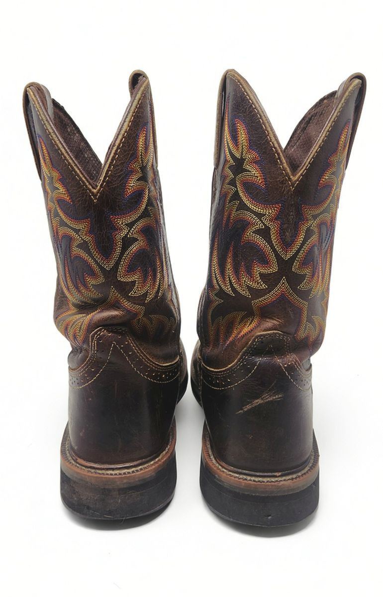 Justin Justin Original Workboots WK4682 Square Toe Steel Toe Sz 8D Size US 8 / EU 41 - 8 Thumbnail