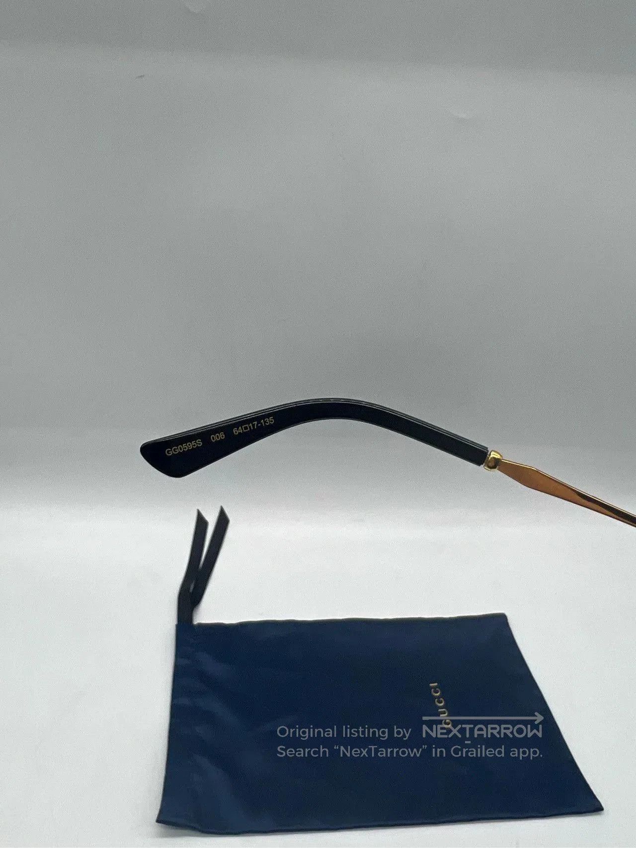Gucci gucci bamboo sunglasses in red and black. Size ONE SIZE - 8 Thumbnail