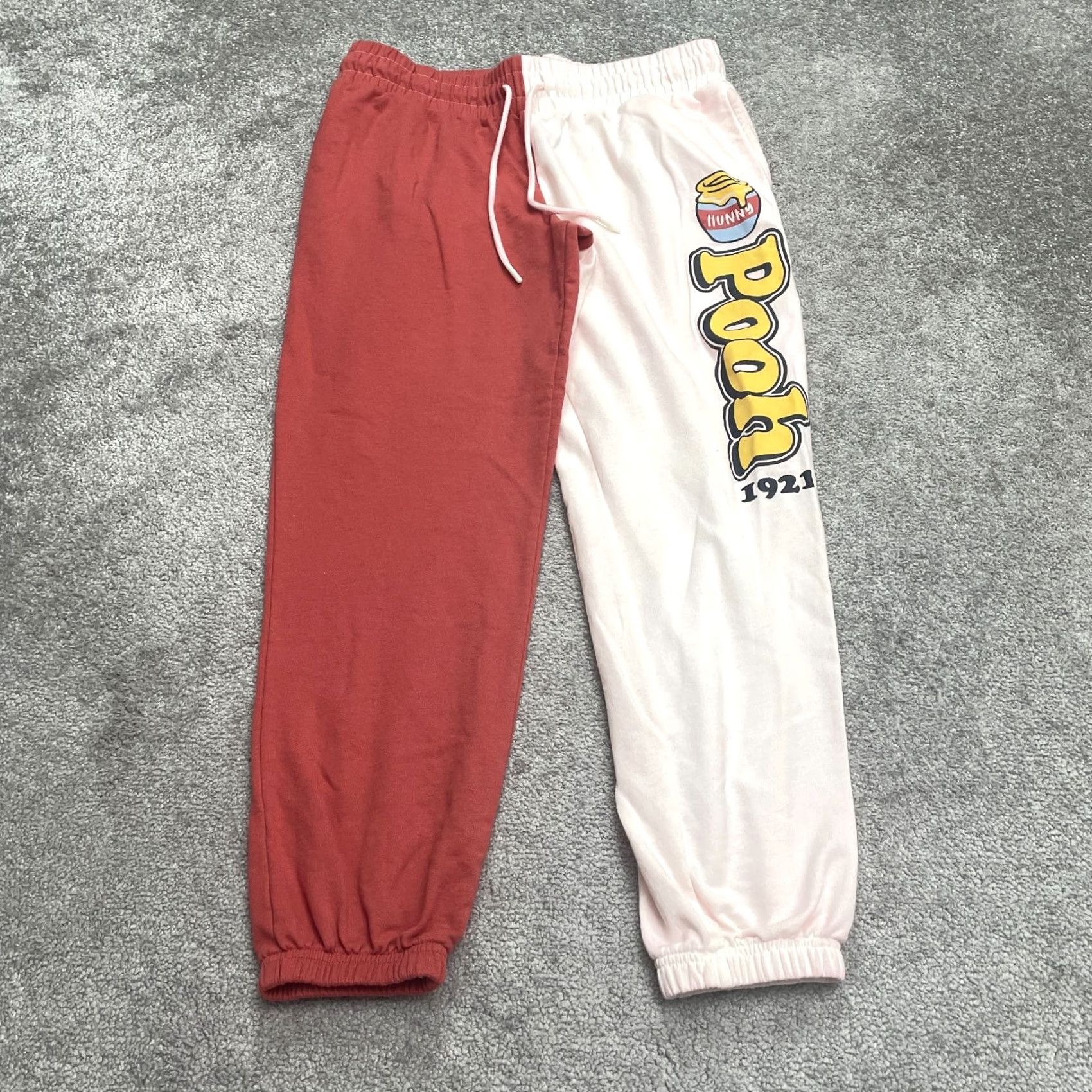 Disney Disney Pajama Pants Jogger Womens Medium Orange White Disney Winnie The Pooh Sleepwear Graphic Print Size 32" / US 10 / IT 46 - 2 Thumbnail