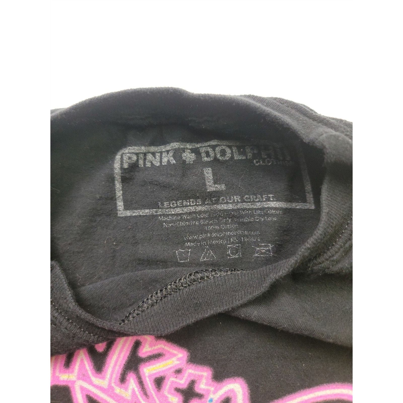 Other Vintage Pink+Dolphin Runtz Black Unisex T-Shirt Large Black Size US L / EU 52-54 / 3 - 2 Thumbnail
