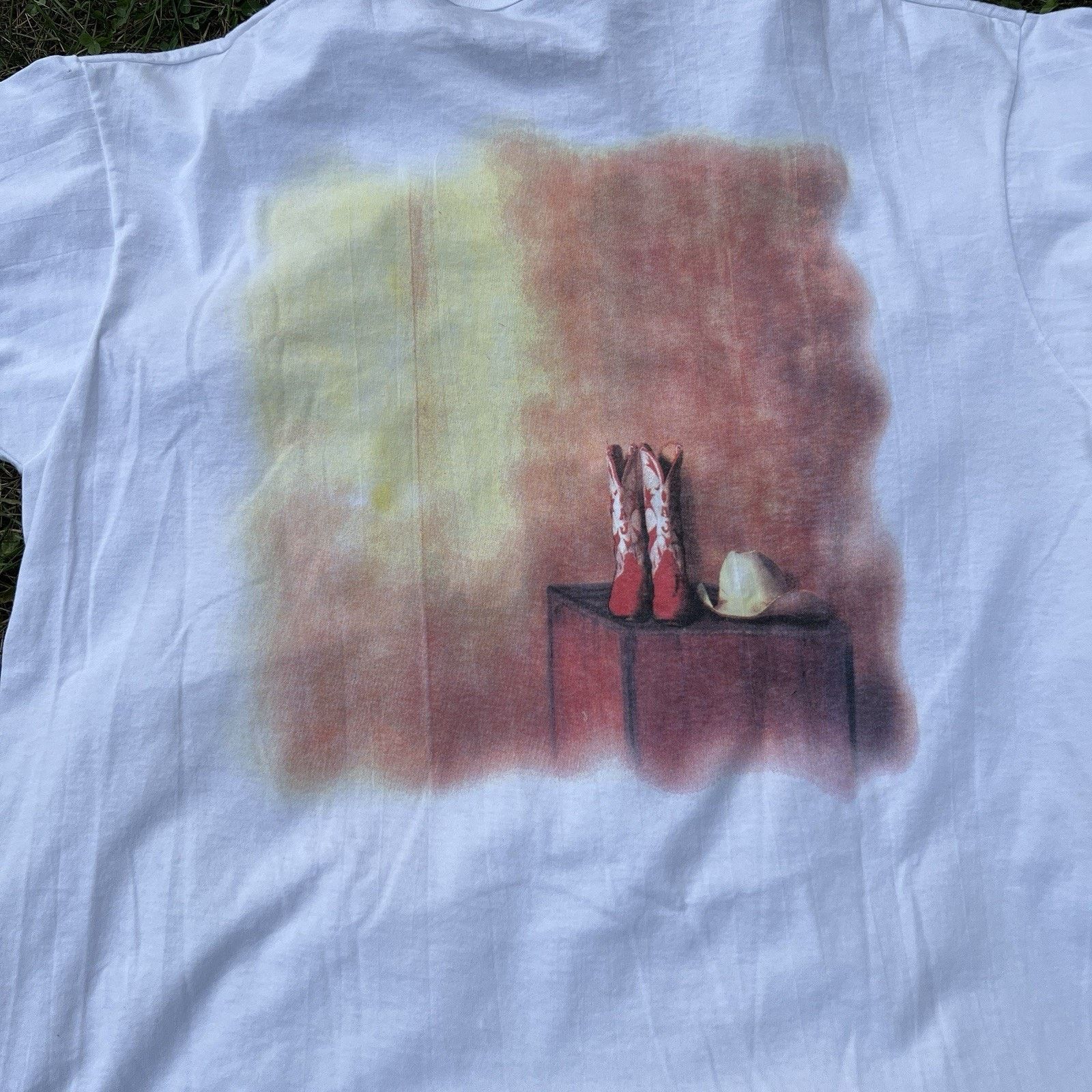 Fruit Of The Loom VINTAGE Alan Jackson Country T-Shirt Who I Am 1994 Tee Size US XL / EU 56 / 4 - 7 Thumbnail