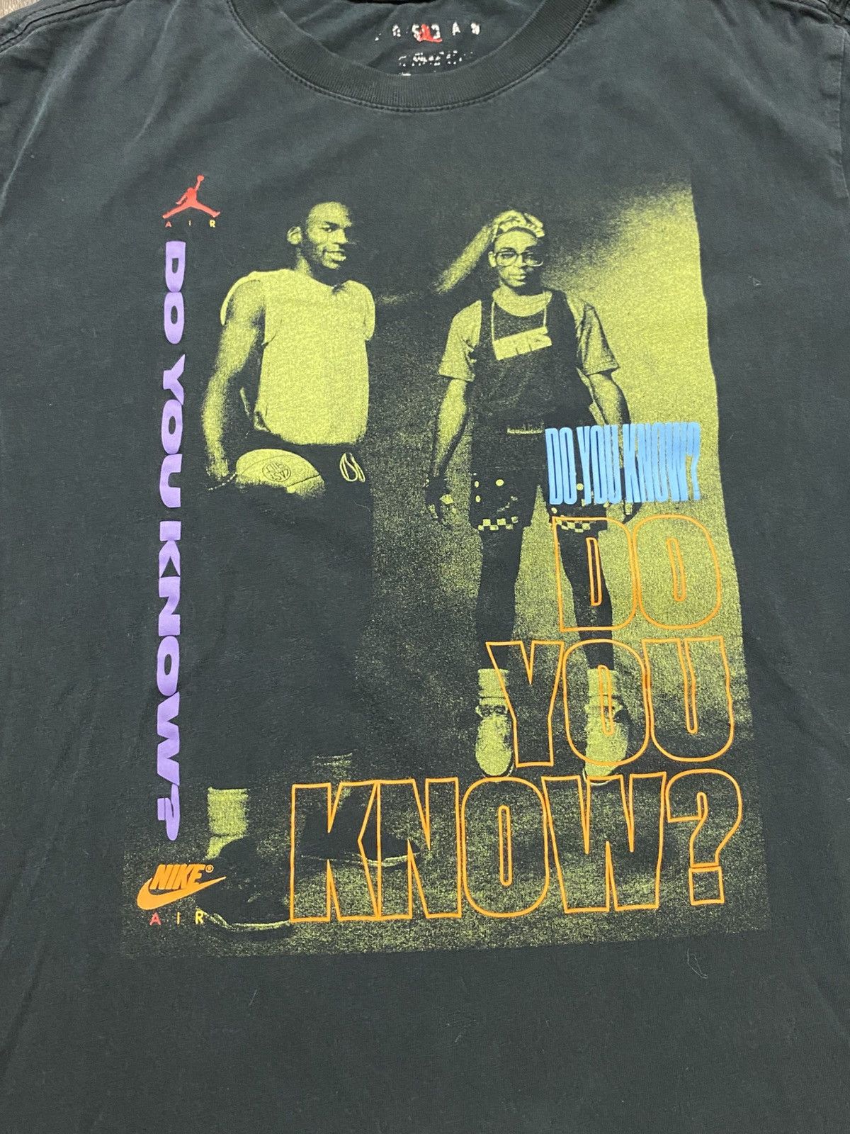 Jordan Brand Jordan Nike Do You Know Tee T Shirt Sun Faded Y2K Size US M / EU 48-50 / 2 - 2 Thumbnail
