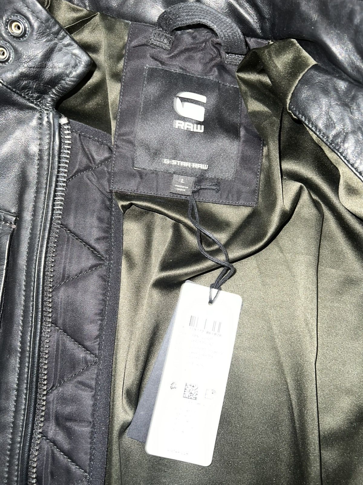 G-Star G-Star Pencilcase Leather Jacket Large BNWT Size US L / EU 52-54 / 3 - 11 Thumbnail