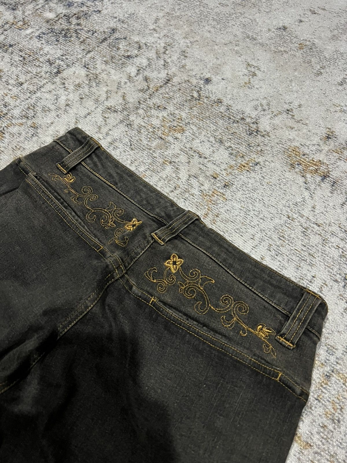 Tornado Mart Tornado Mart Embroidered Tribal Flared Pants Size US 29 - 6 Thumbnail