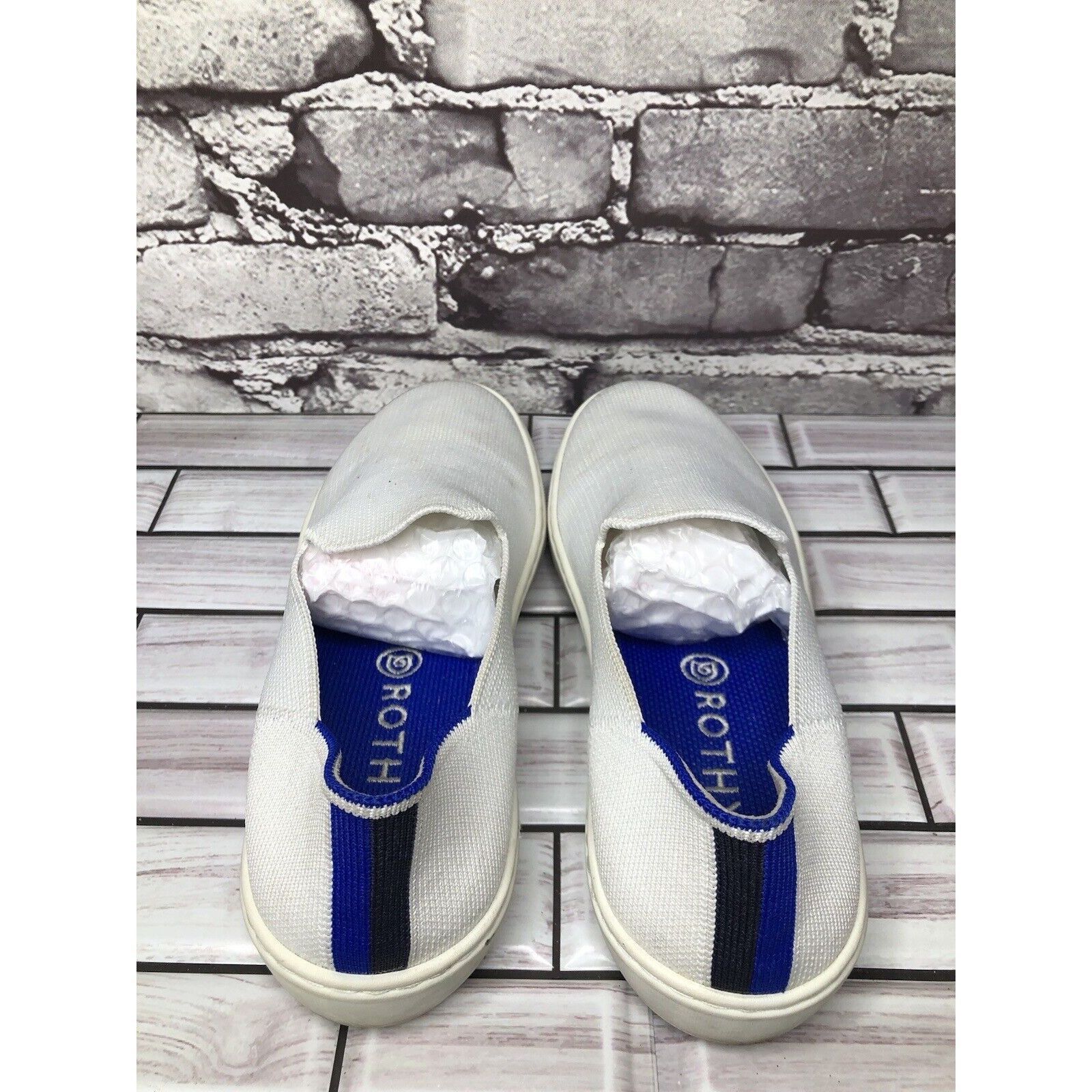 Other Rothy’s The Sneaker White Knit Fabric Casual Comfort Shoes W Size US 7 / IT 37 - 18 Thumbnail